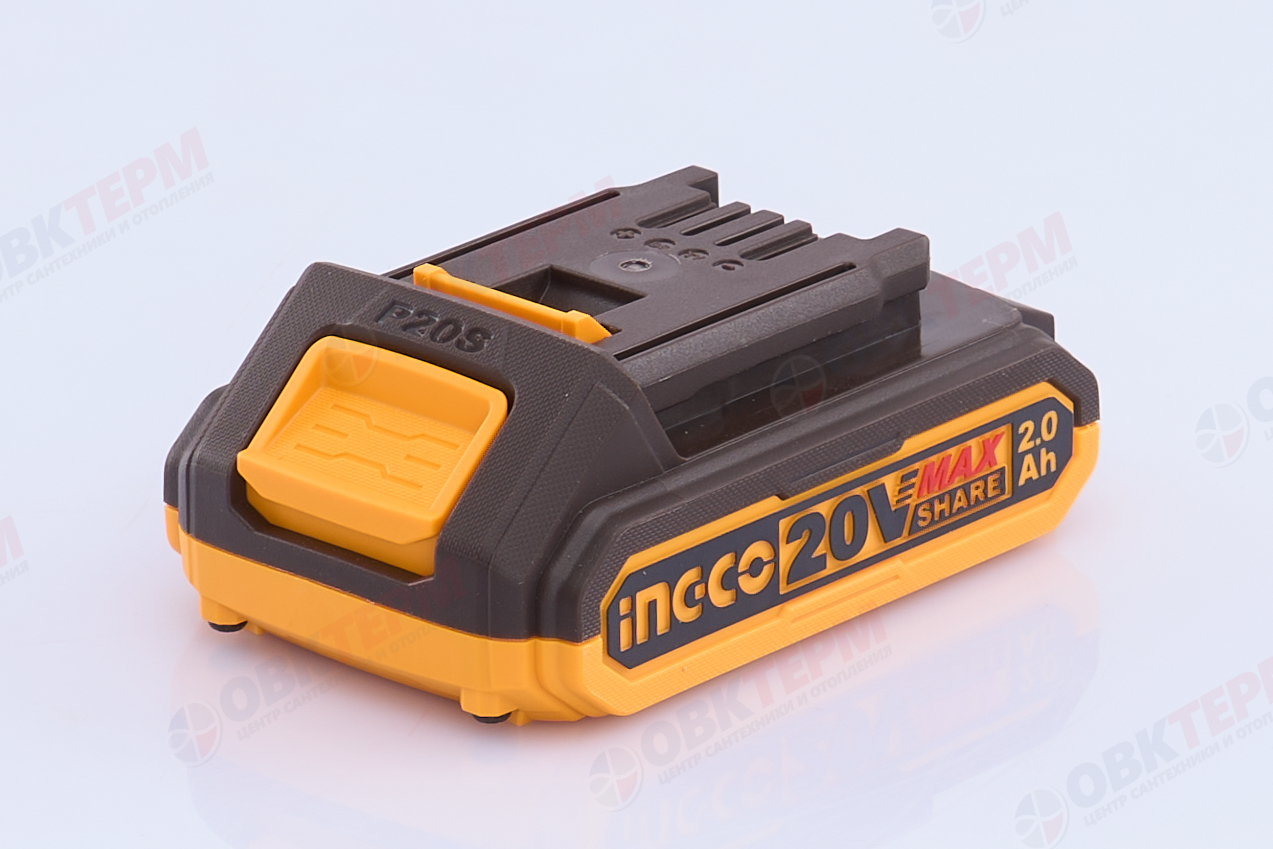 Гайковерт аккум. ударный INGCO Li-One (Б/Щ 20В, 350Нм, 1/2, 1 АКБ*2Ач, ЗУ, 2 головки) - Изображение №5