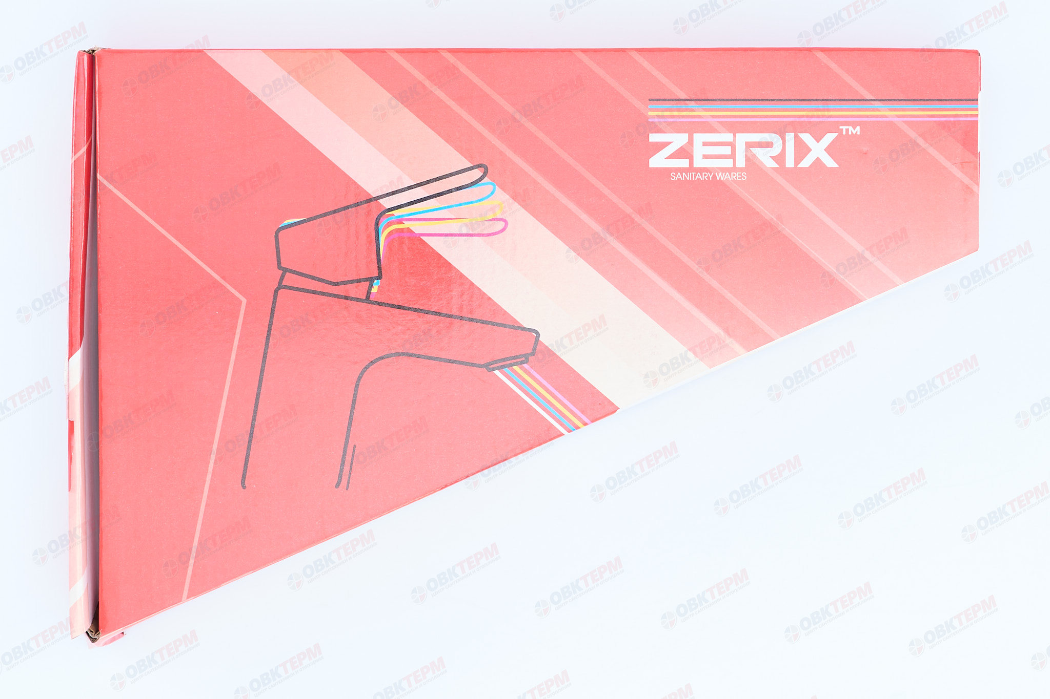 Смеситель д/кухни ZERIX FAB-4 на ГАЙКЕ (ф25) (10 шт/ящ) - миниатюра №6