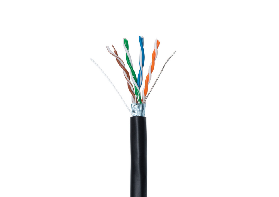 Кабель сетевой FTP 4 пары AWG 24 Cat.5е экран внешняя Cu Standart (305м) Skynet - Изображение №1