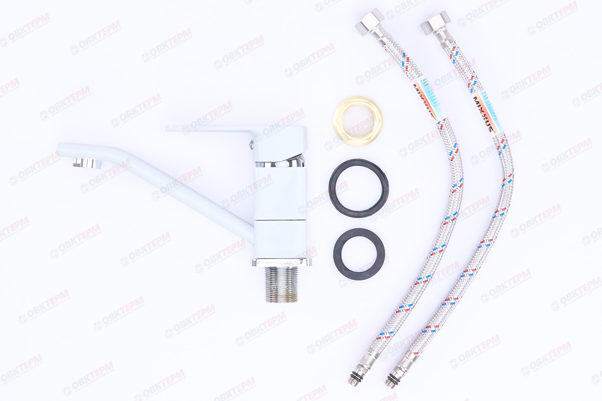 Смеситель д/кухни MIXXUS MISSOURI 555  Ø35  15 см (WHITE) (10 шт/ящ) - Изображение №5