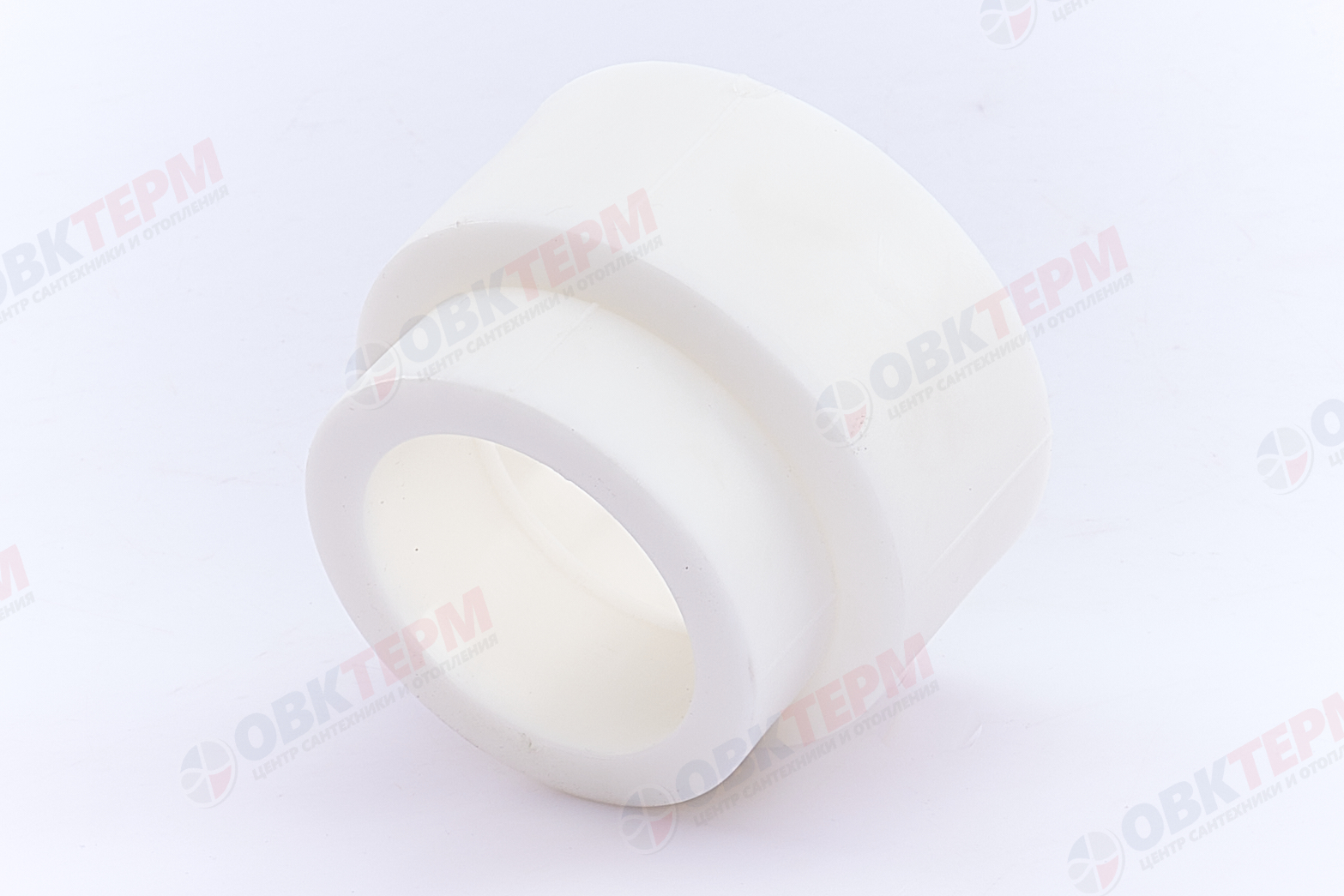 Муфта переход.  ВВ  63*50   БЕЛАЯ PP-R   (RTP)    (60/6) - Изображение №2