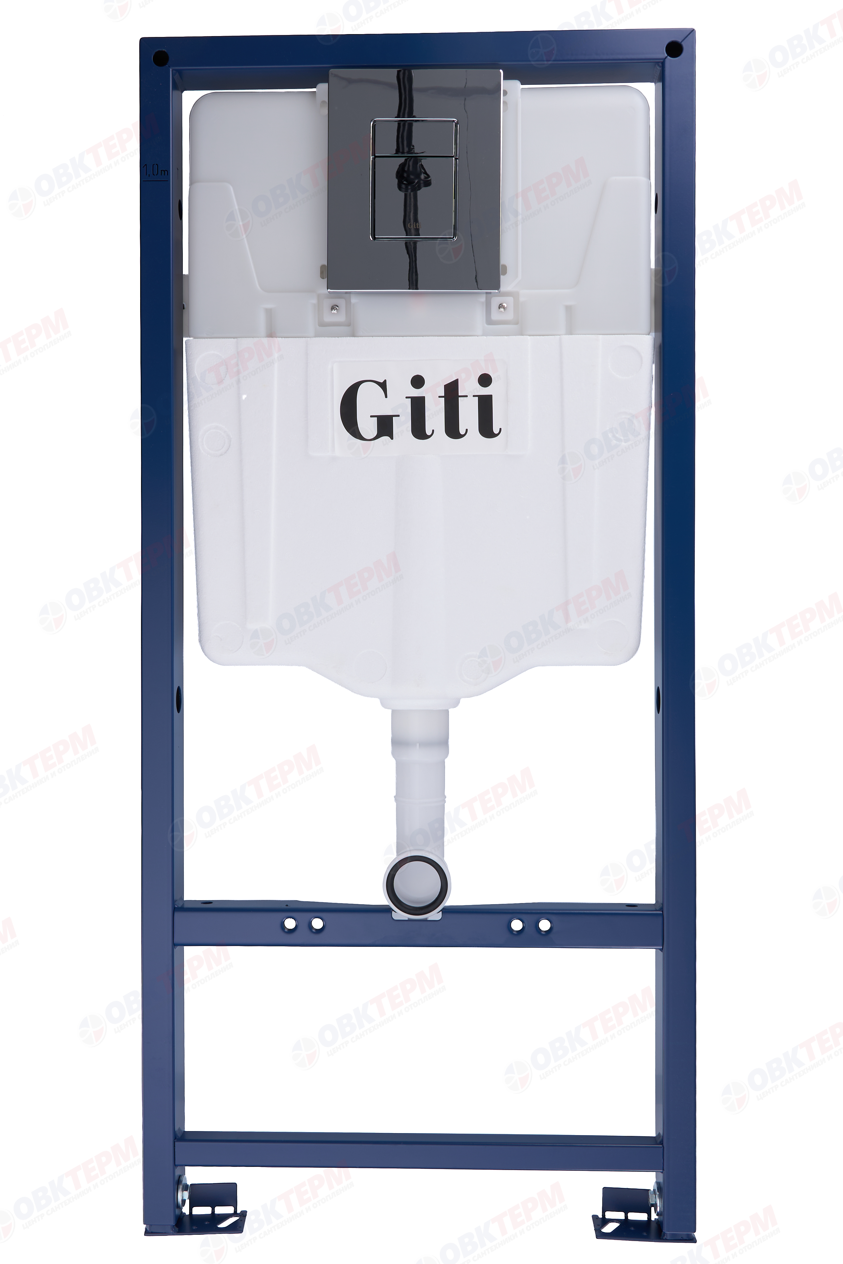 Система инсталляции для унитаза GiTi G13-901 (хром) - Изображение №1