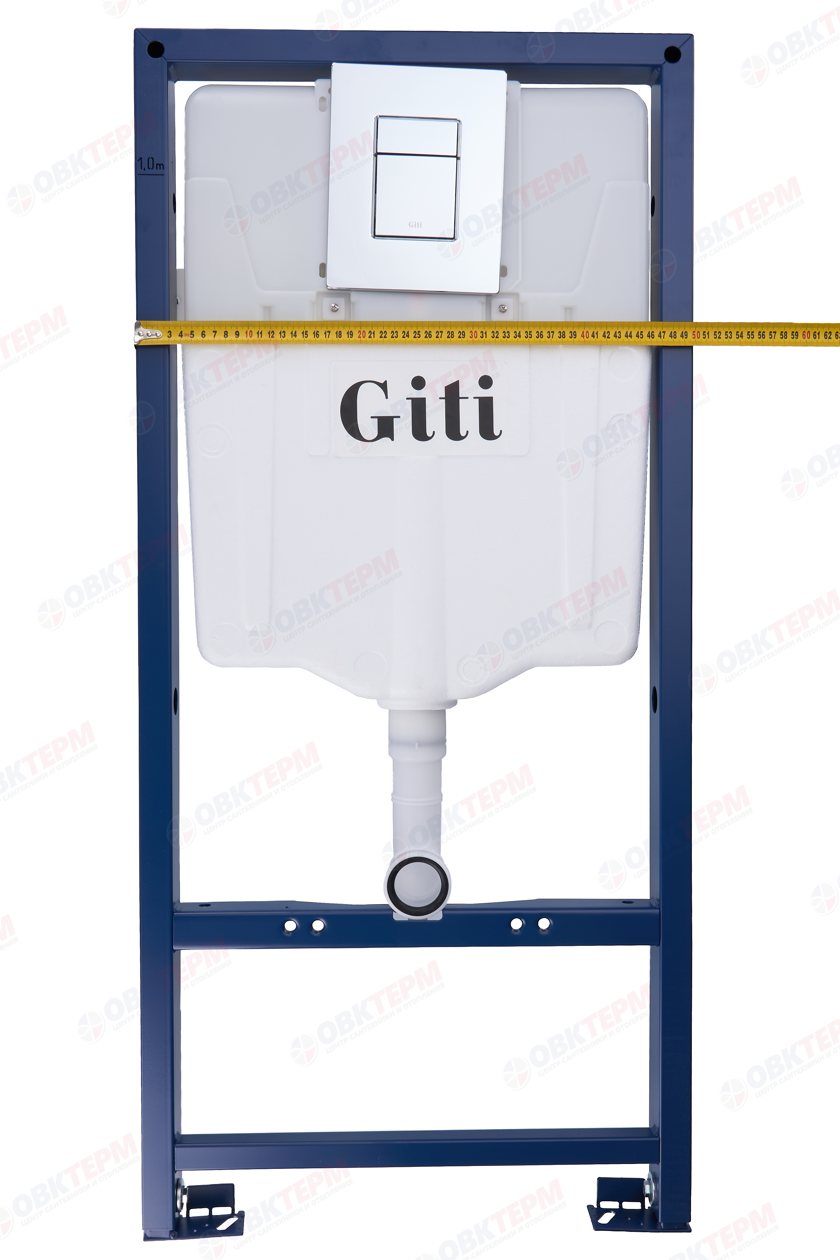 Система инсталляции для унитаза GiTi G13-901 (хром) - Изображение №4