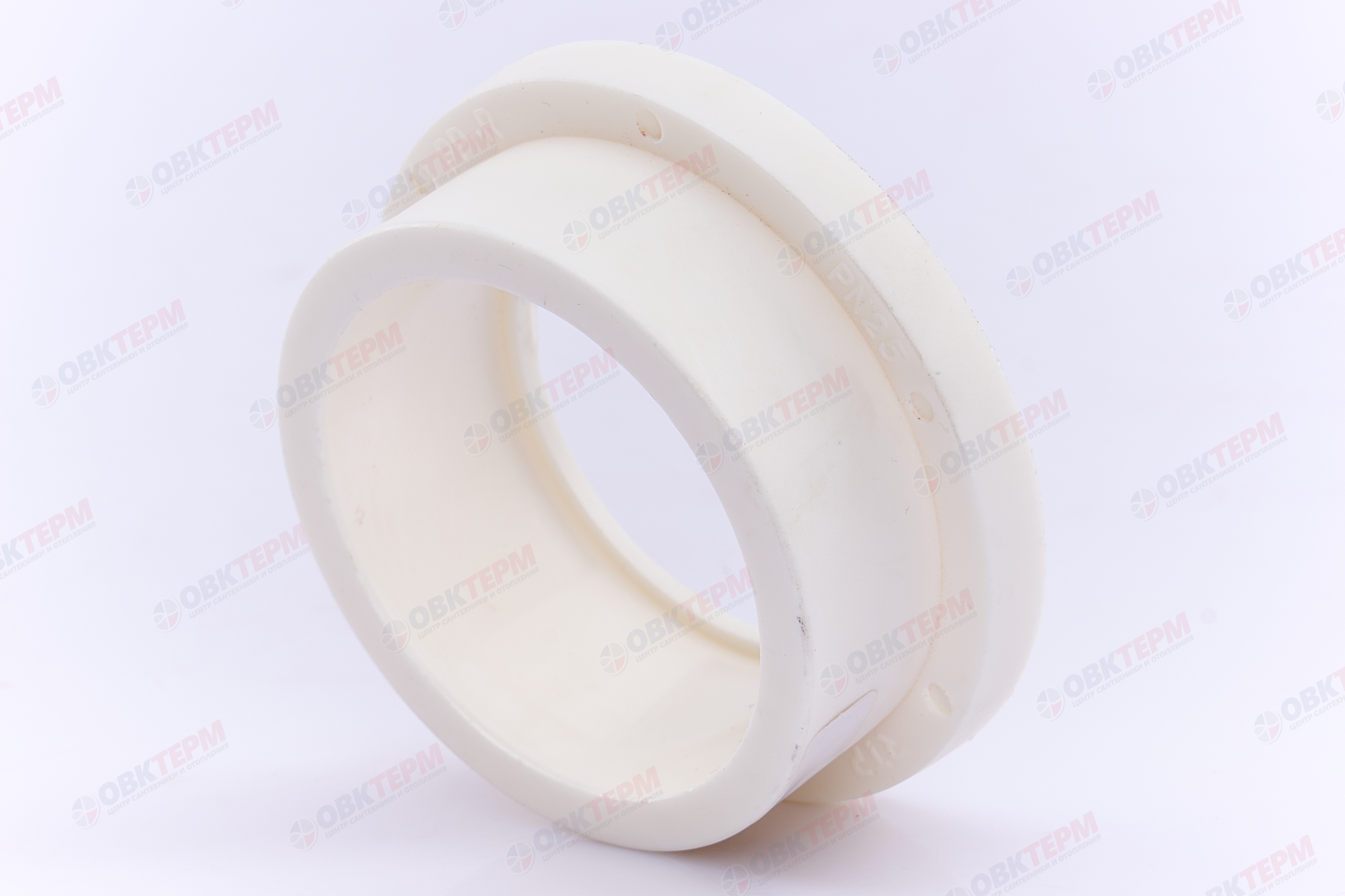 Бурт - муфта под PP-R фланец  63   БЕЛЫЙ PP-R    (RTP)    (100/10) - изображение №1