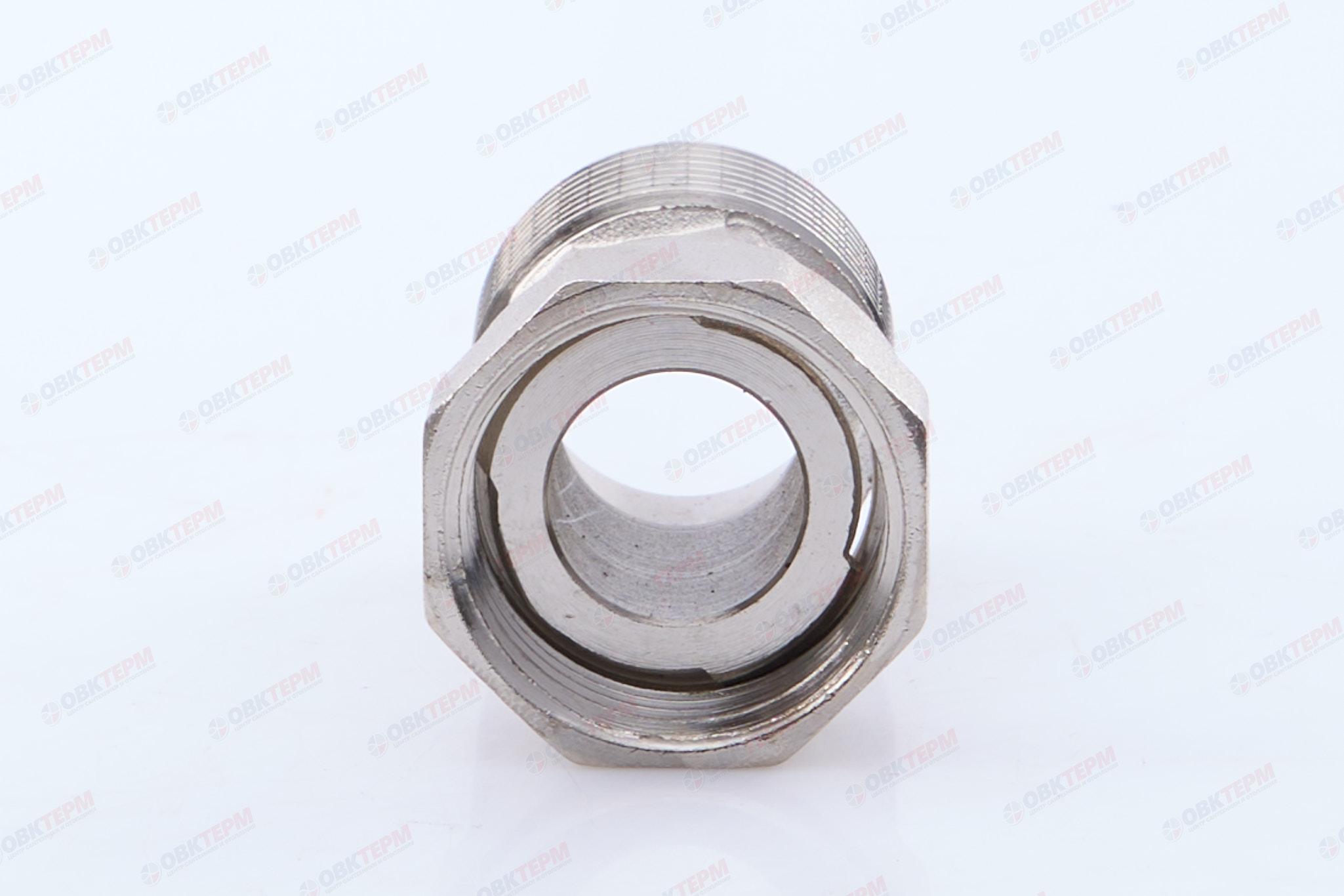 Полусгон прямой с накидной гайкой 3/4"Н - 3/4"В  (Valtec) (10шт/120ящ) - Изображение №3