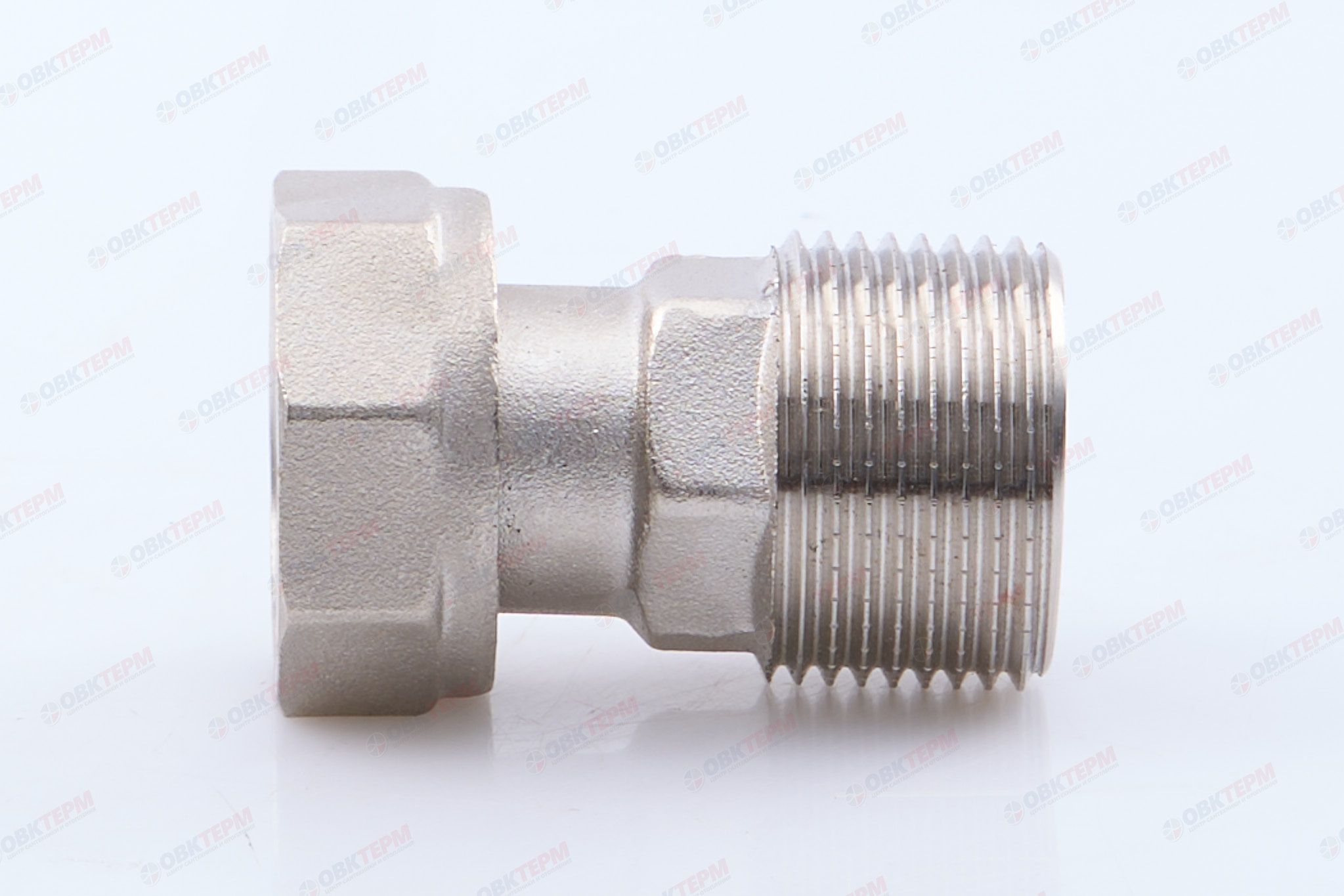Полусгон прямой с накидной гайкой 3/4"Н - 3/4"В  (Valtec) (10шт/120ящ) - Изображение №4
