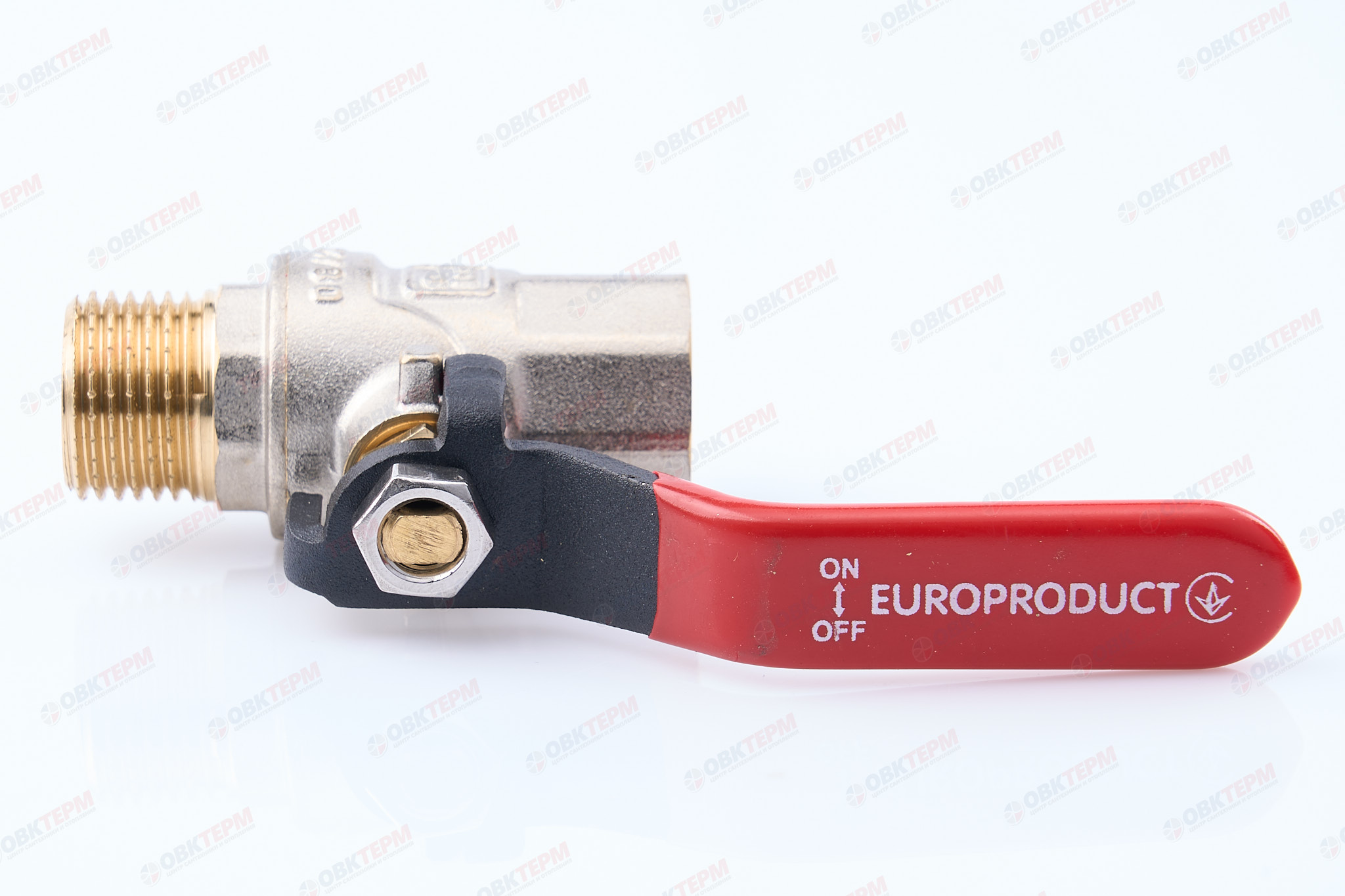 Кран шаровый     EUROPRODUCT      1/2"  ВН   ручка   (96 шт) - Изображение №5