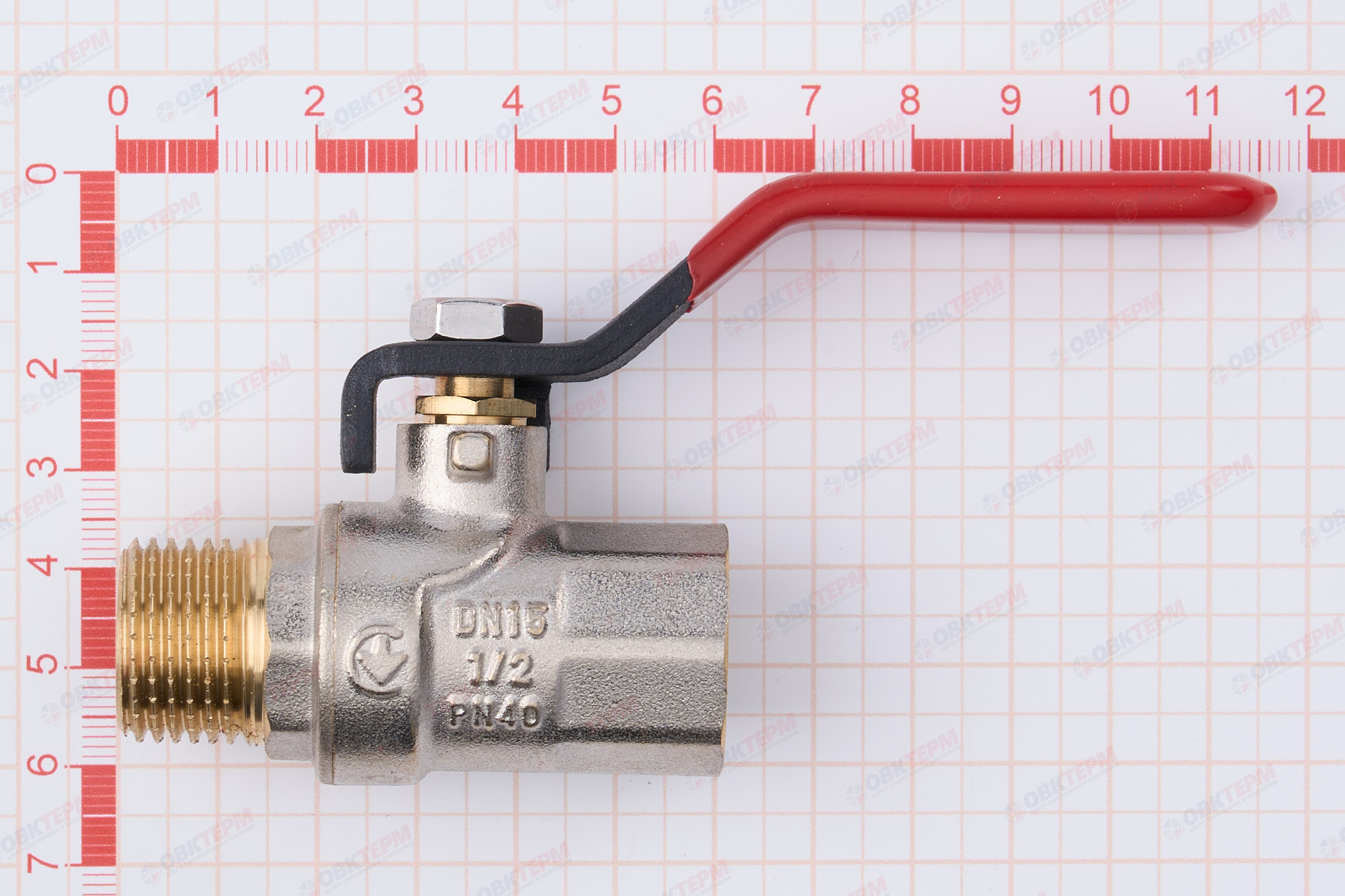 Кран шаровый     EUROPRODUCT      1/2"  ВН   ручка   (96 шт) - миниатюра №6
