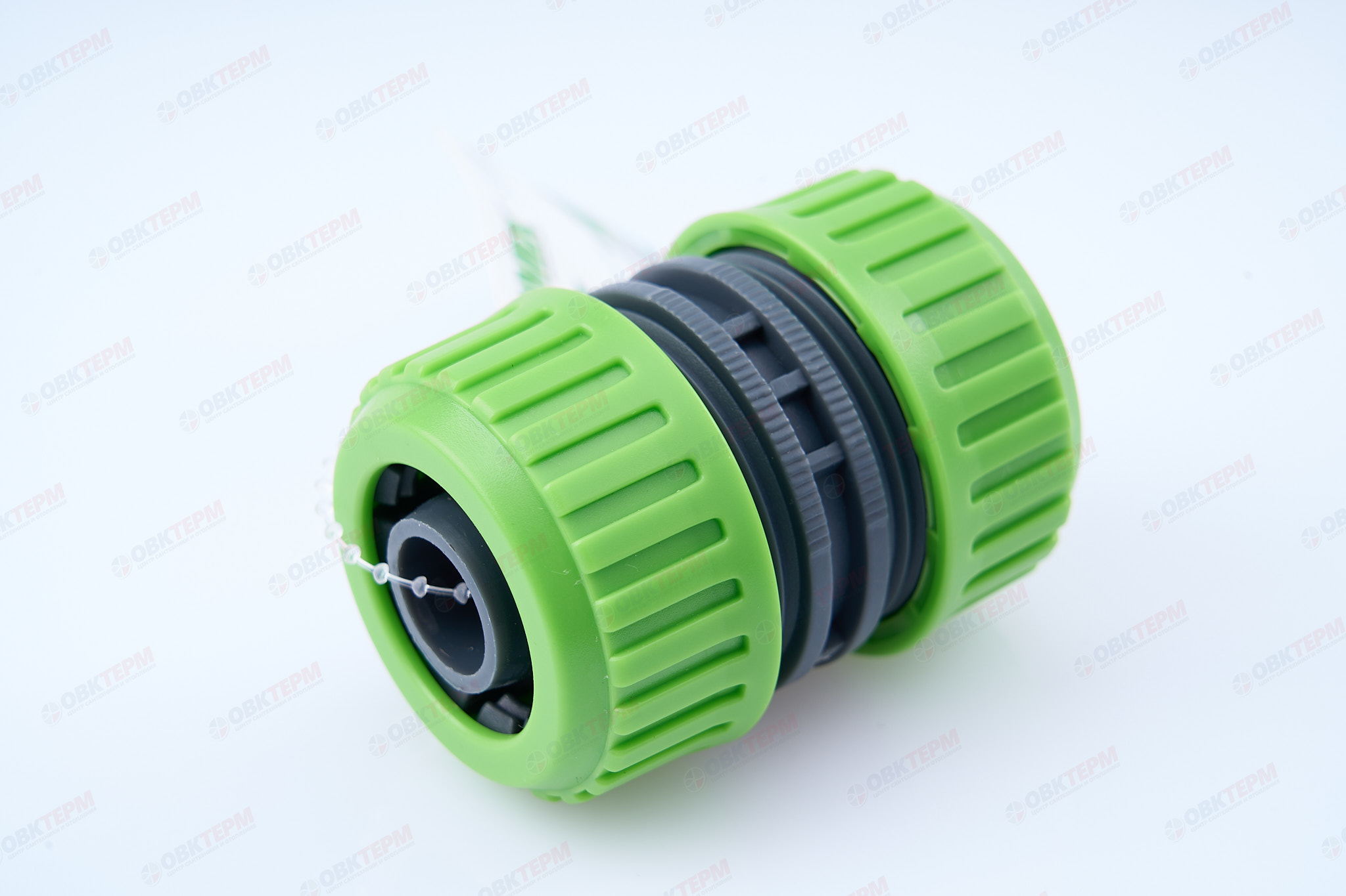 Муфта для шланга ремонтная,  3/4" (ABS) (240/60 шт)  PLAMIX/CRAB PL-414 - Изображение №1