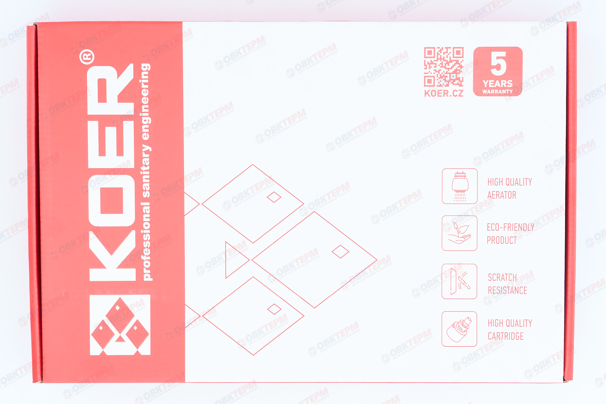 Смеситель д/умывальника KOER KB-11029-01 ВЫСОКИЙ (Цвет хром) (8шт/ящ) - миниатюра №7