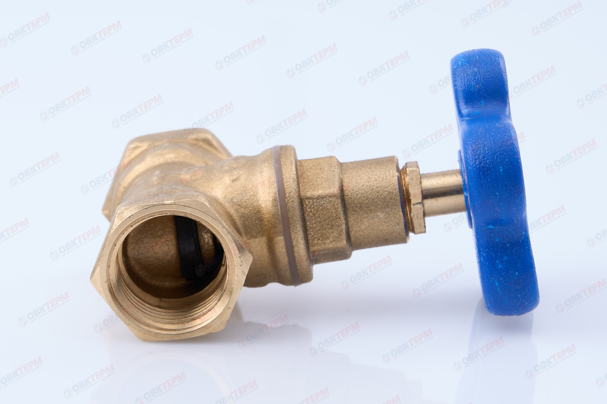 Вентильный  кран БАЗ Бологое     1/2"    15Б3р Ду15 А50ЭМ укороч.строит.длина, вода   (50) - Изображение №3