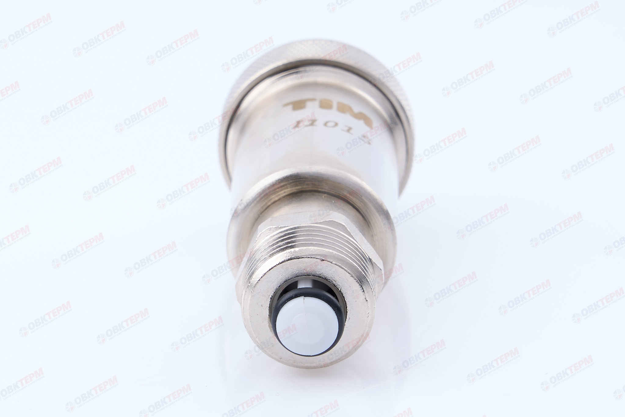 Воздухоотводчик автом. 1/2"   TIM  прямой ХРОМ с обр. кл. BL5816   (1шт/100ящ) - миниатюра №8