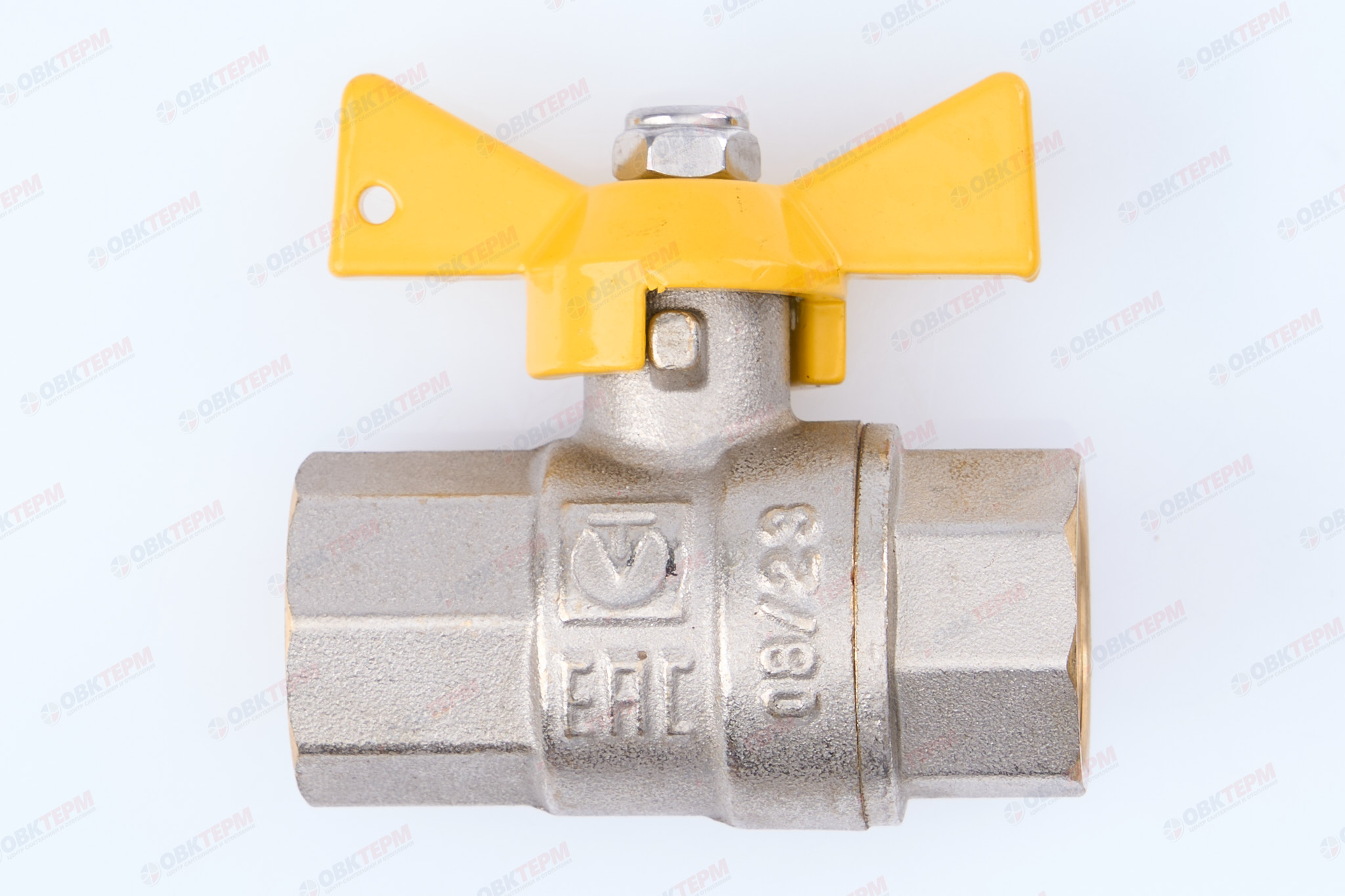 Кран шаровый    ГАЗОВЫЙ      Valtec    бабочка     1/2" ВВ        (16уп/144ящ) - Изображение №2
