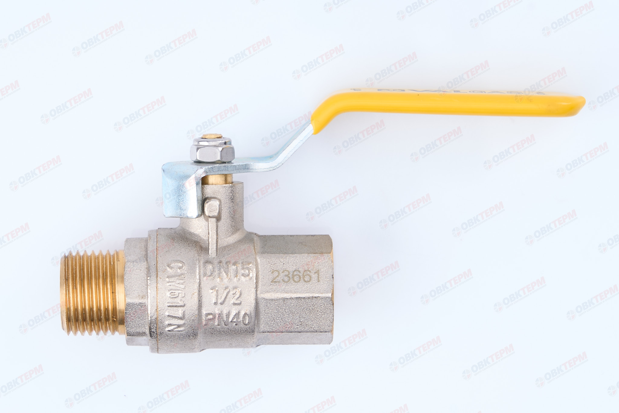 Кран шаровый    ГАЗОВЫЙ      Valtec    ручка         1/2" ВН    (16уп/144ящ) - Изображение №1