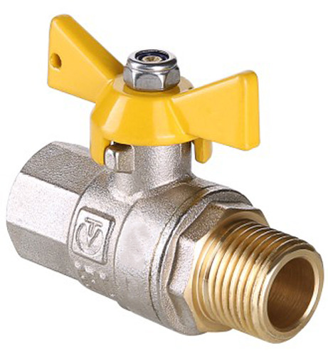 Кран шаровый    ГАЗОВЫЙ      Valtec   бабочка      3/4" ВН   (9уп/81ящ) - Изображение №1