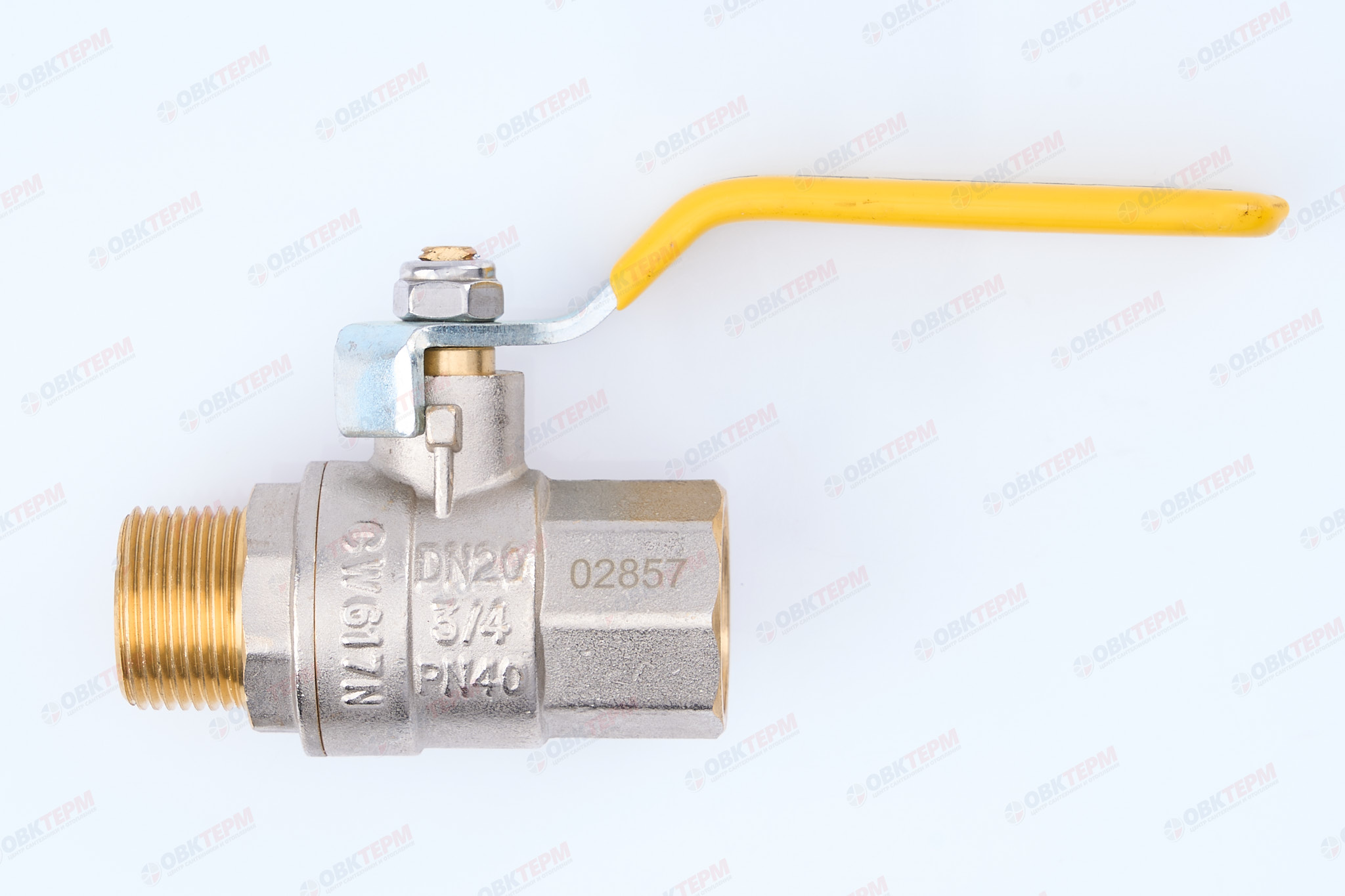 Кран шаровый    ГАЗОВЫЙ      Valtec    ручка         3/4" ВН         (9уп/81ящ) - Изображение №1