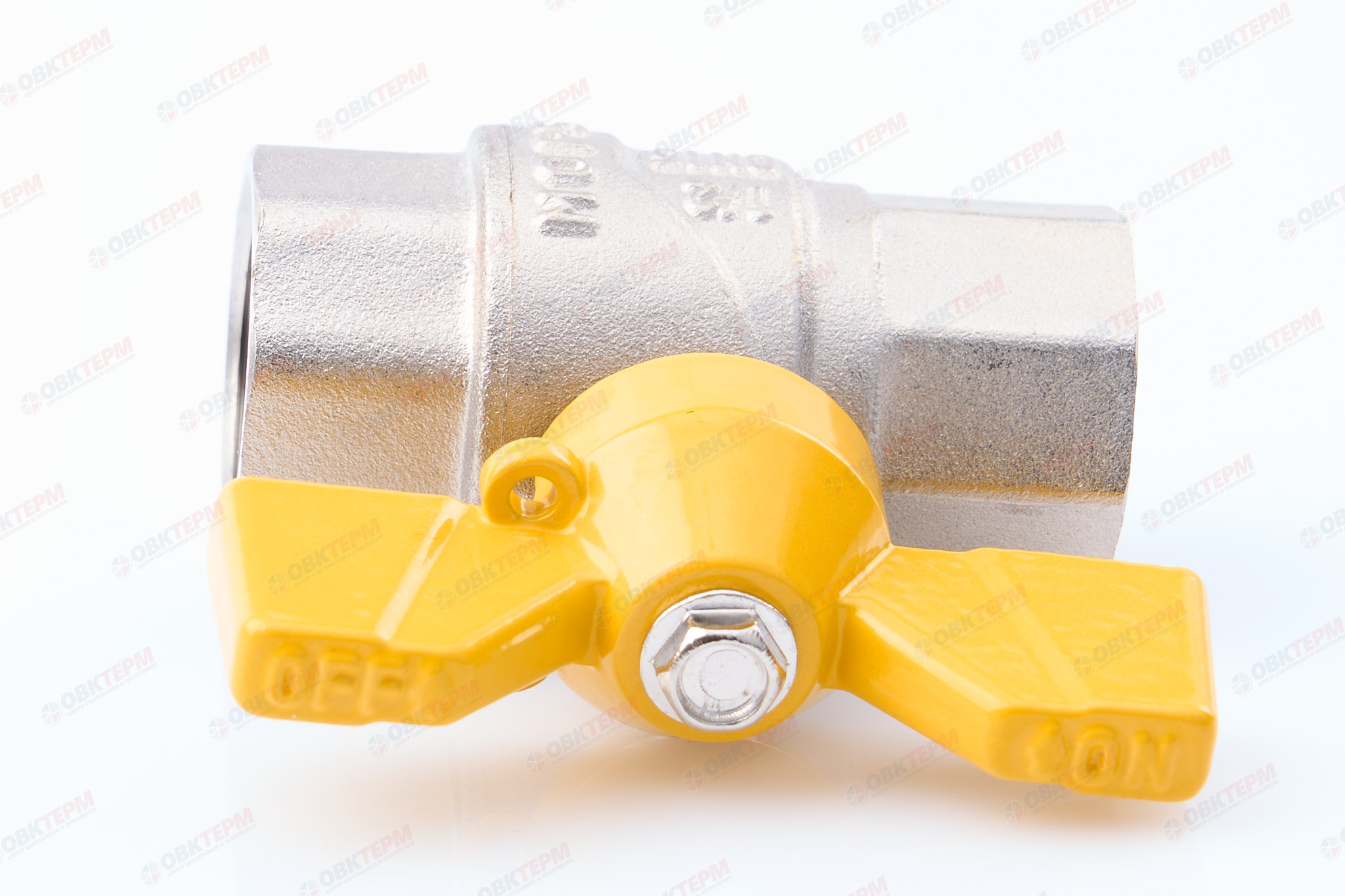 Кран шаровый   ГАЗОВЫЙ      TIM     бабочка     1/2" ВВ   (15шт/60ящ) - Изображение №5