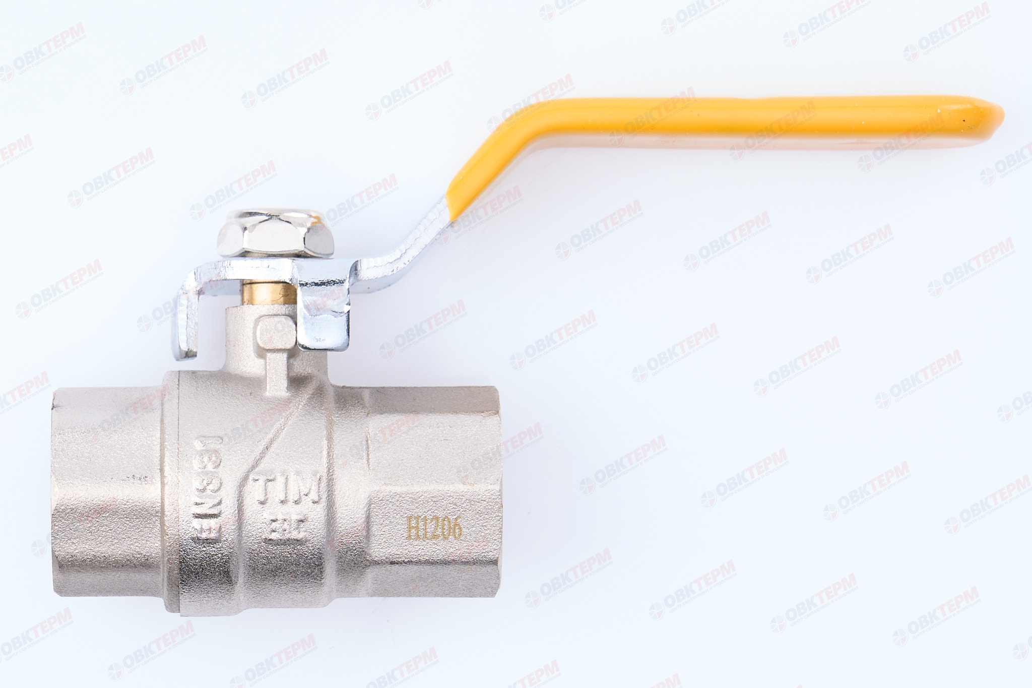 Кран шаровый   ГАЗОВЫЙ      TIM     ручка         1/2" ВВ   (15шт/60ящ) - Изображение №1