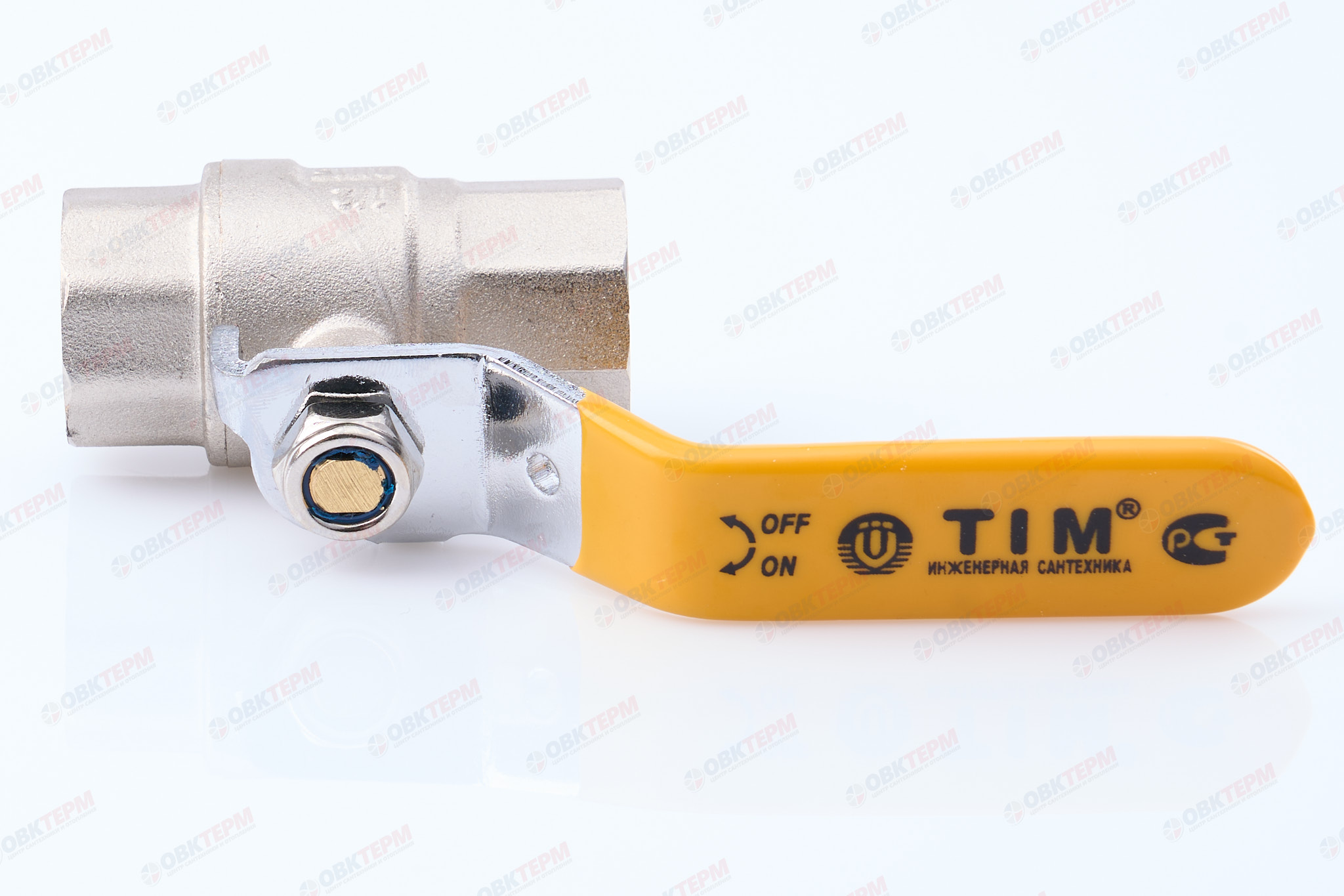 Кран шаровый   ГАЗОВЫЙ      TIM     ручка         1/2" ВВ   (15шт/60ящ) - Изображение №5