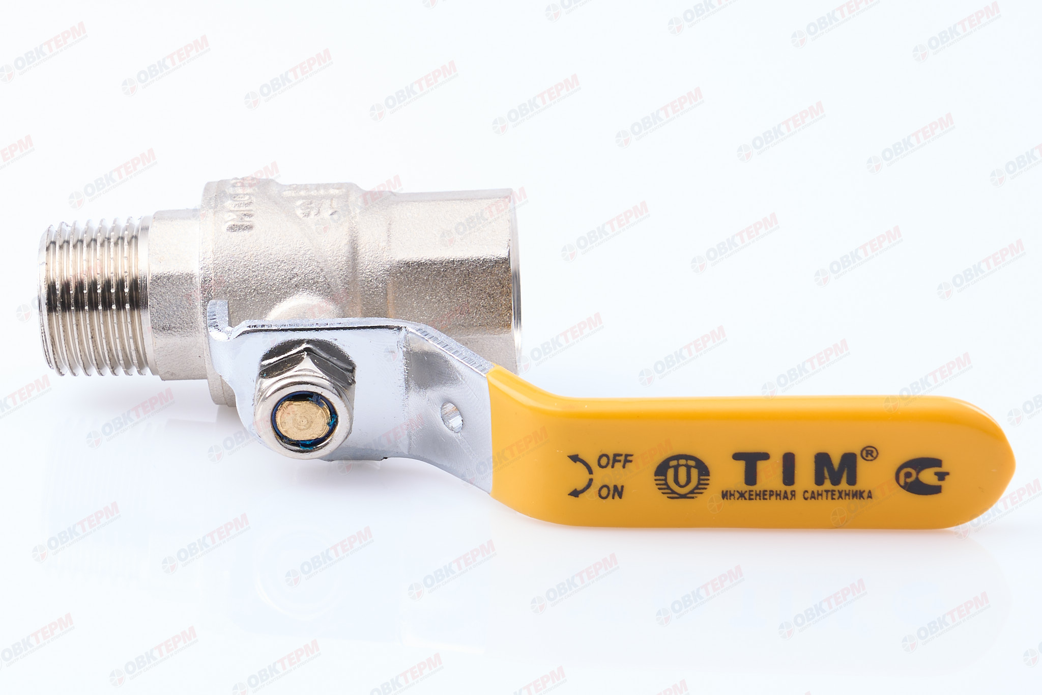 Кран шаровый   ГАЗОВЫЙ      TIM     ручка         1/2" ВН   (15шт/60ящ) - Изображение №5