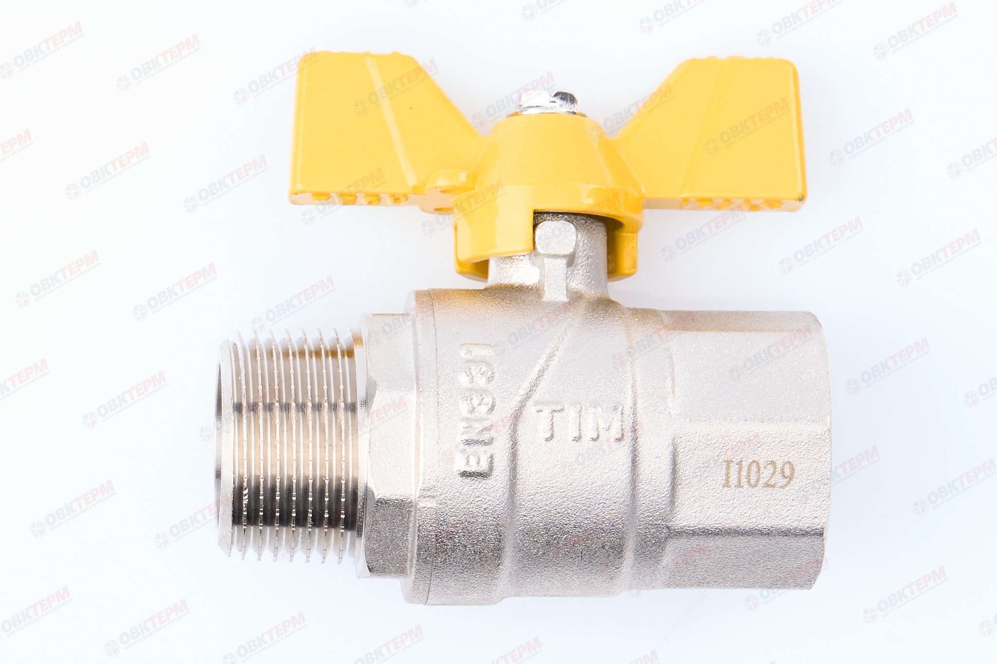 Кран шаровый   ГАЗОВЫЙ      TIM    бабочка      3/4" ВН   (15шт/60ящ) - Изображение №1
