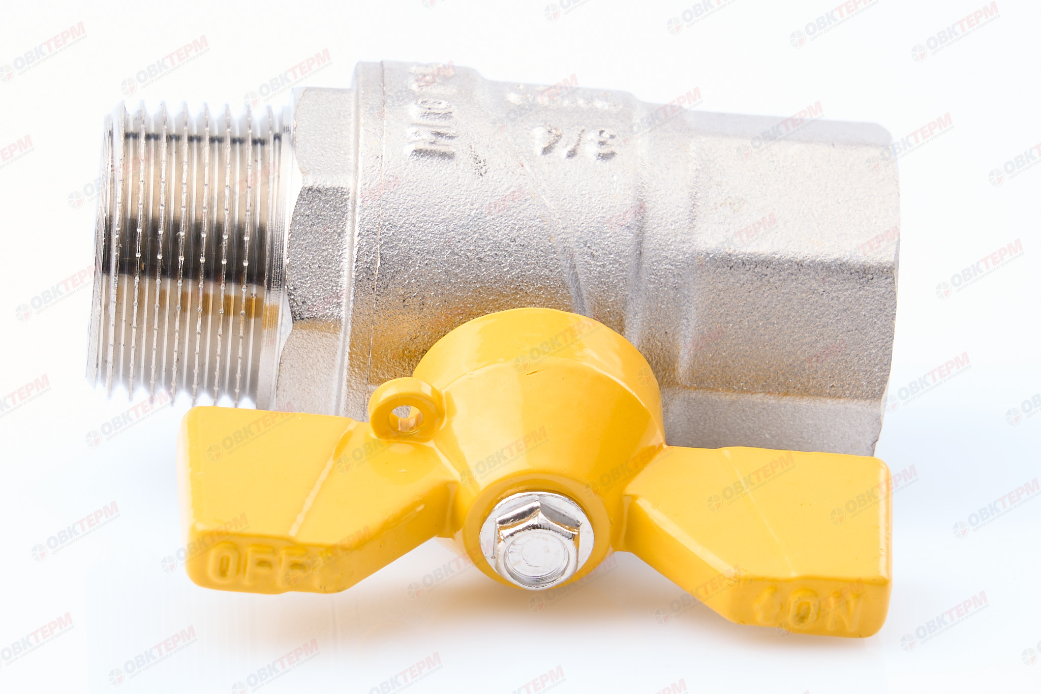 Кран шаровый   ГАЗОВЫЙ      TIM    бабочка      3/4" ВН   (15шт/60ящ) - Изображение №5