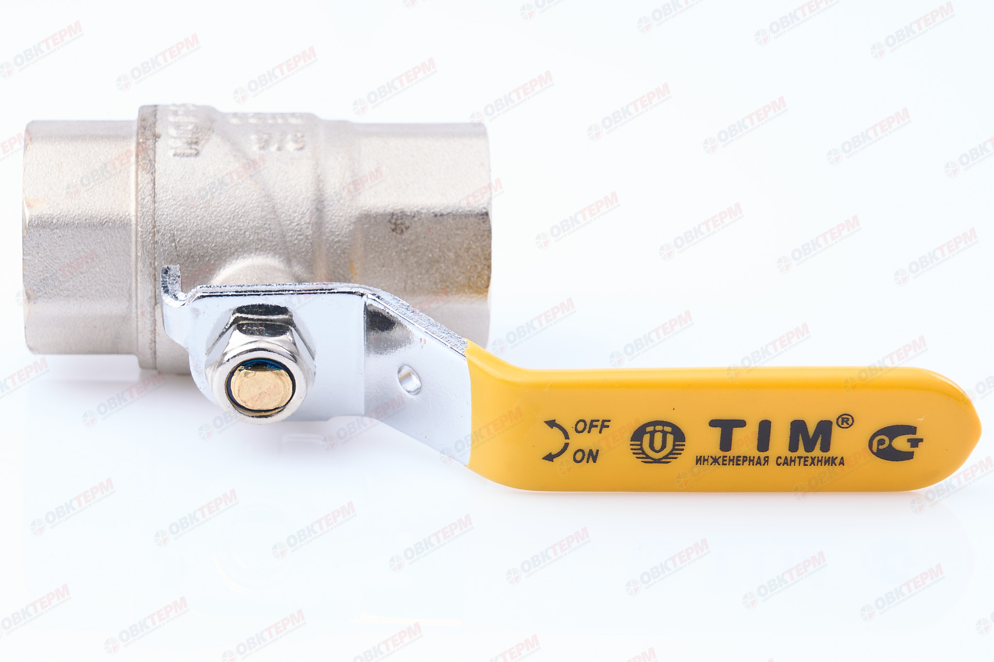 Кран шаровый   ГАЗОВЫЙ      TIM    ручка          3/4" ВВ   (12шт/48ящ) - Изображение №5