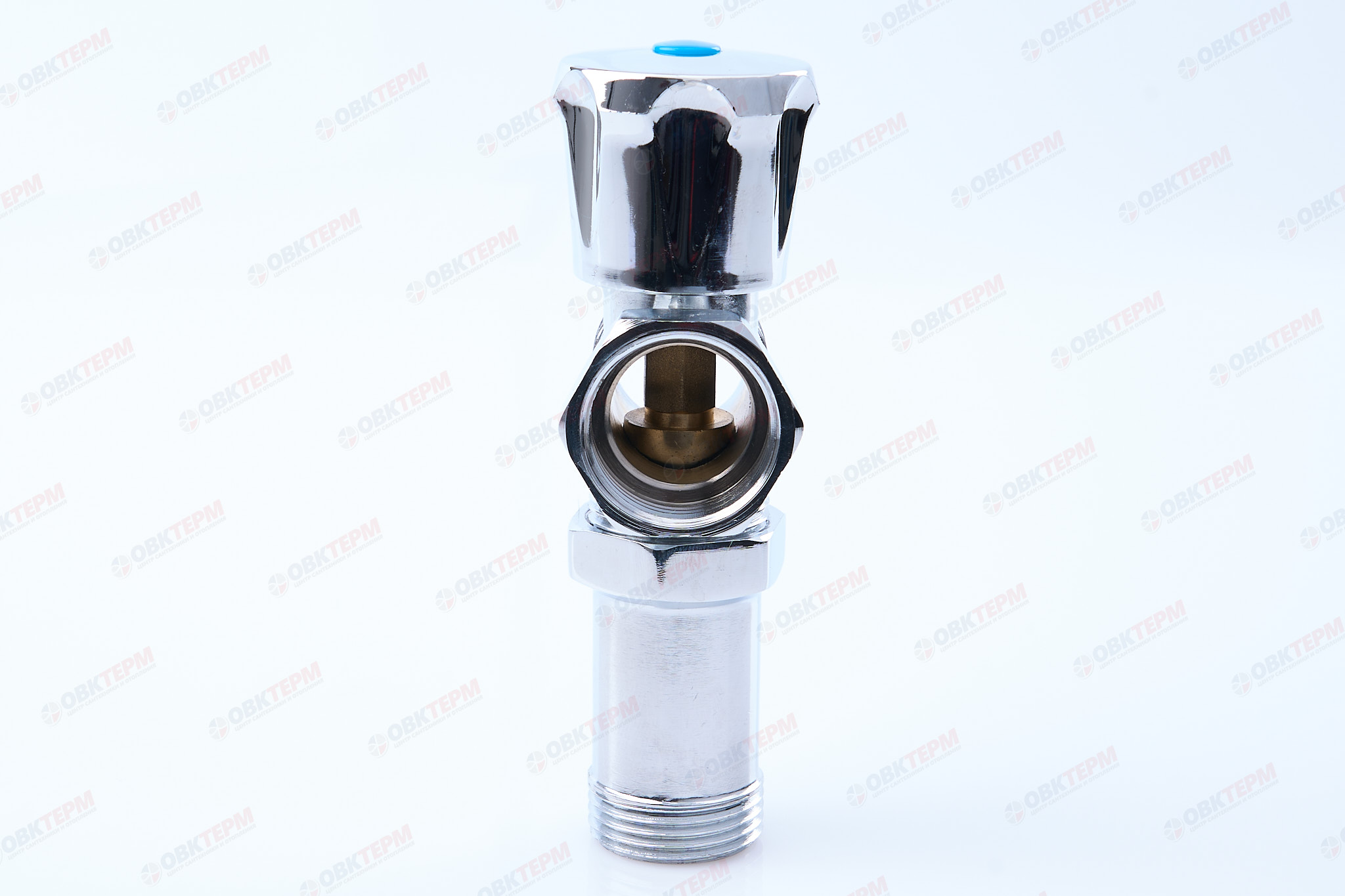 Кран  проходной для стир.машины    Valtec  3/4" - 3/4" - 3/4"   (вентильный, с удлинителем) (90шт) - Изображение №4