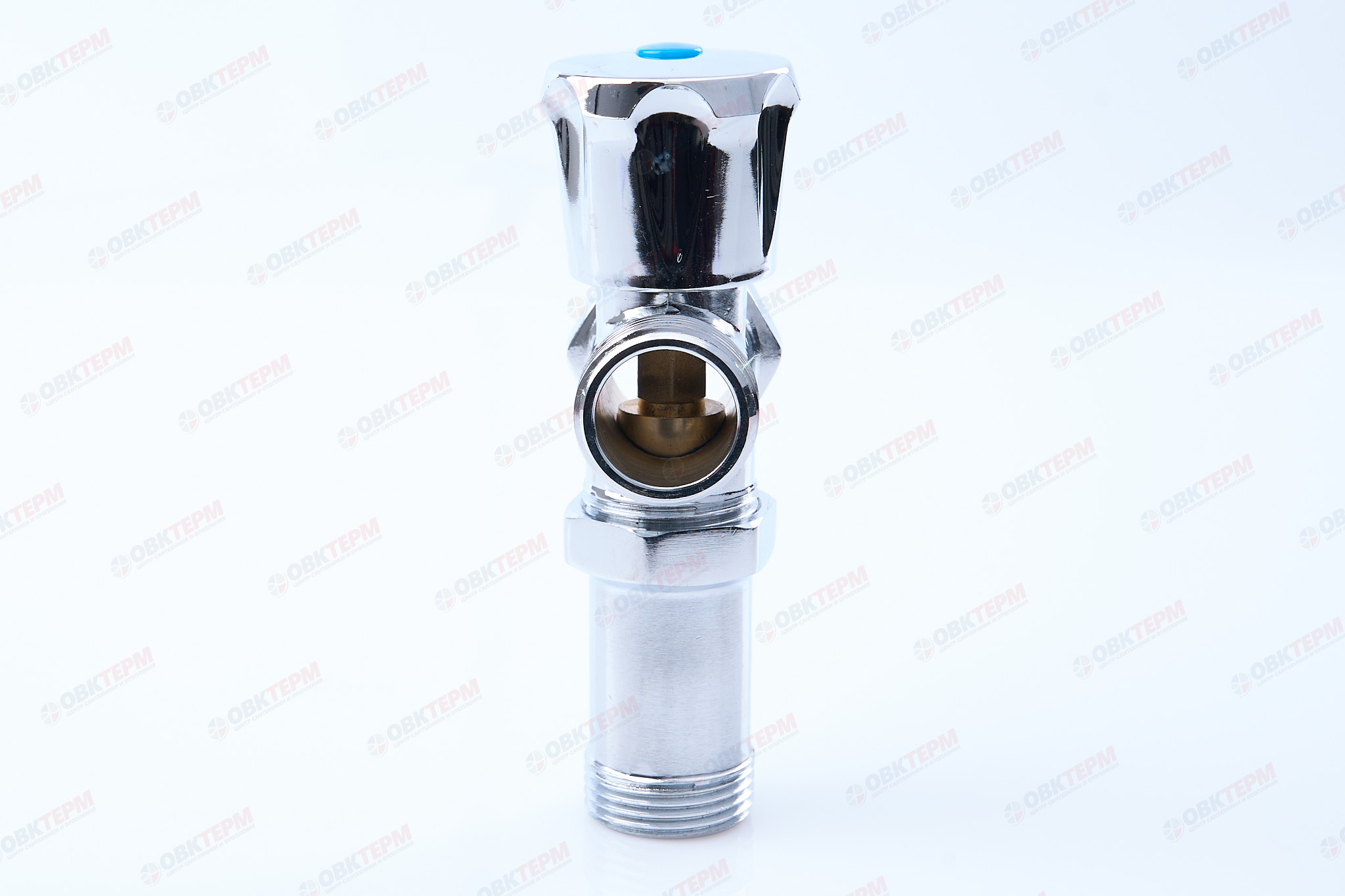 Кран  проходной для стир.машины    Valtec  3/4" - 3/4" - 3/4"   (вентильный, с удлинителем) (90шт) - миниатюра №6