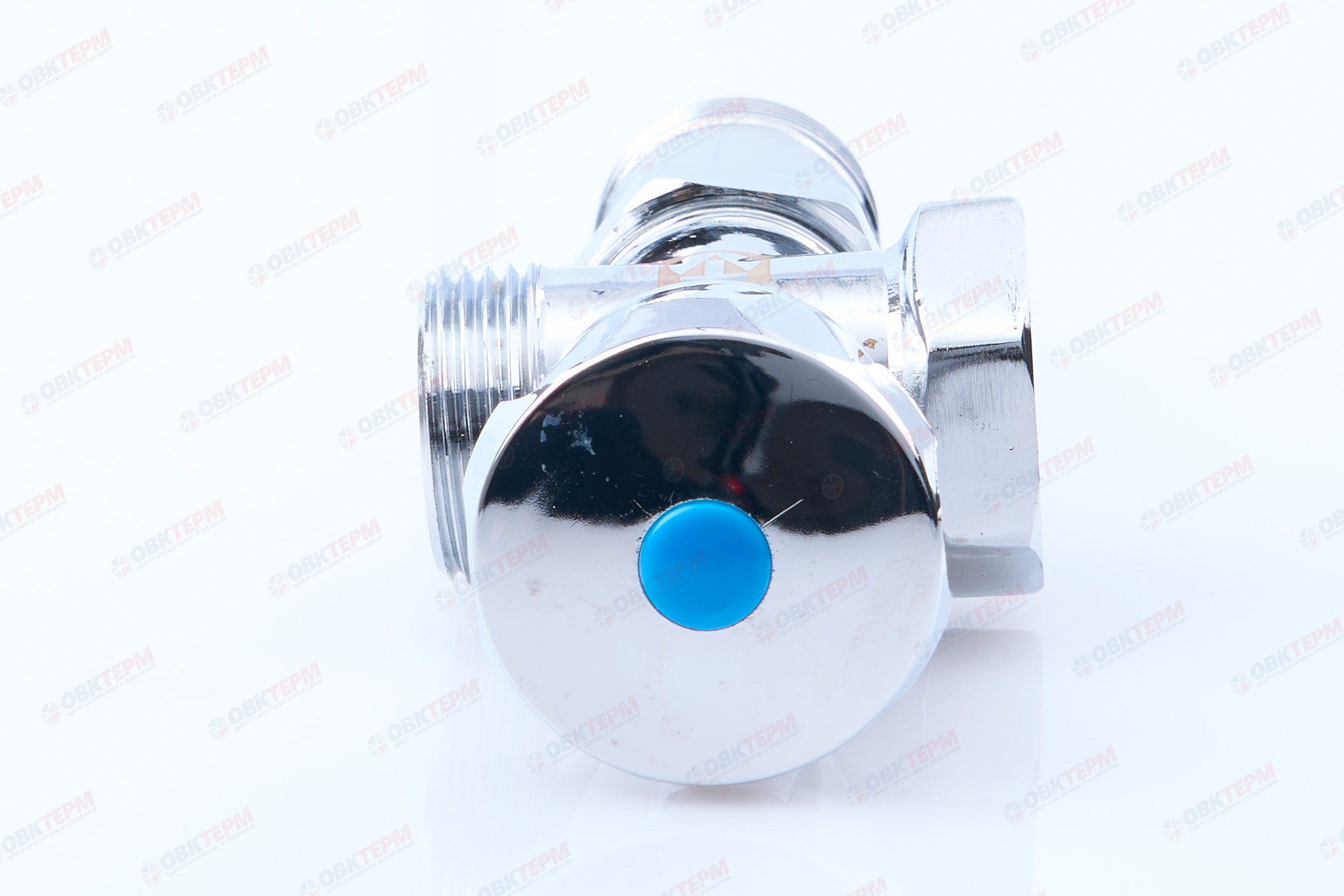 Кран  проходной для стир.машины    Valtec  3/4" - 3/4" - 3/4"   (вентильный, с удлинителем) (90шт) - миниатюра №7