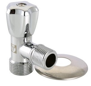 Кран для подкл. с/т приборов        VALTEC   1/2" - 3/4"  вентильный (ручка вверх) (90ящ) - миниатюра №2