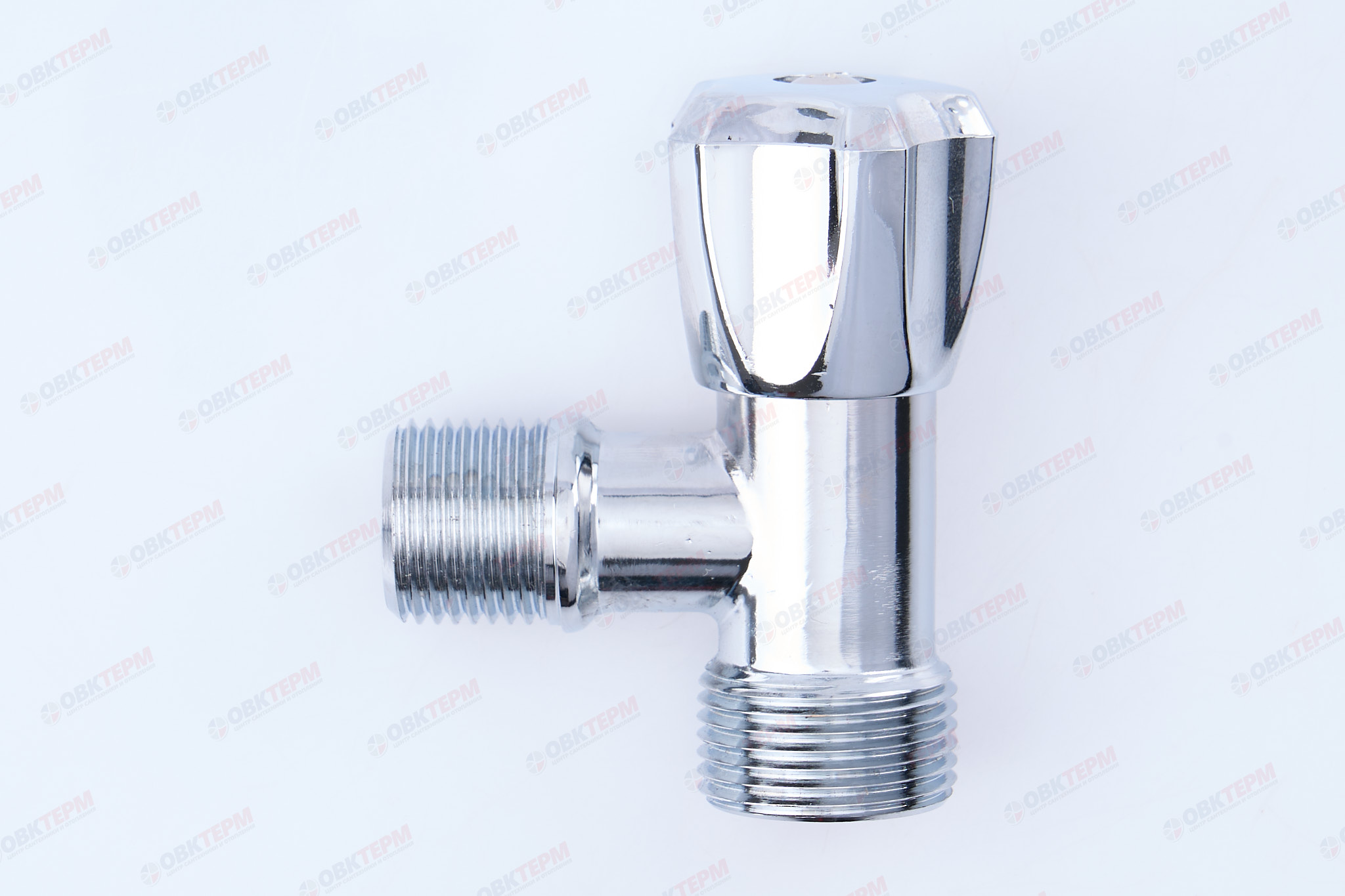 Кран для подкл. с/т приборов        VALTEC   1/2" - 3/4"  вентильный (ручка вверх) (90ящ) - изображение №1