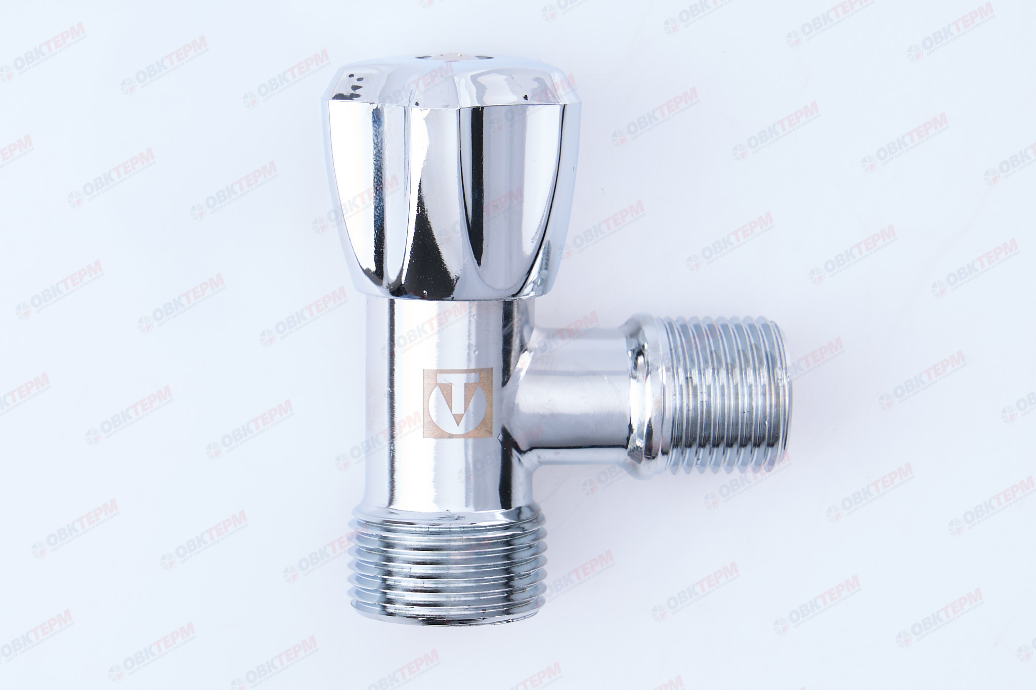 Кран для подкл. с/т приборов        VALTEC   1/2" - 3/4"  вентильный (ручка вверх) (90ящ) - миниатюра №8