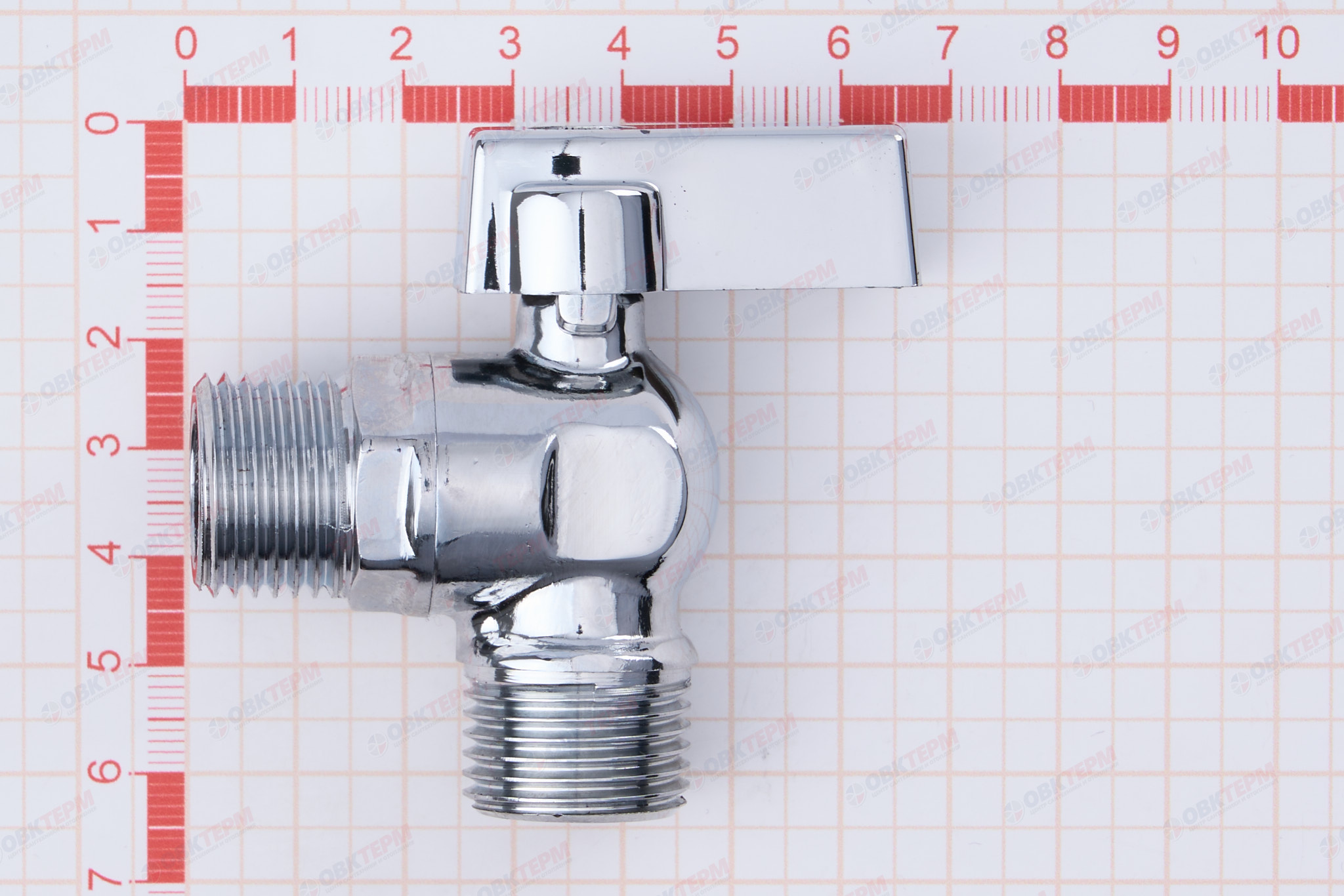 Кран для подкл. с/т приборов         VALTEC     1/2" - 1/2"  шаровый    (168ящ/14) - миниатюра №11
