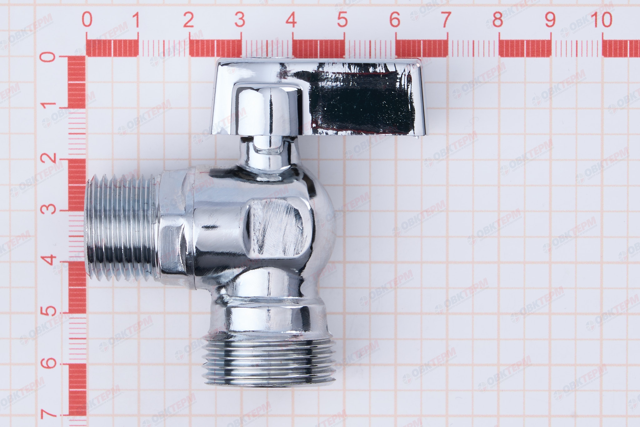 Кран для подкл. с/т приборов         VALTEC     1/2" - 3/4"  шаровый    (168ящ/14) - миниатюра №11