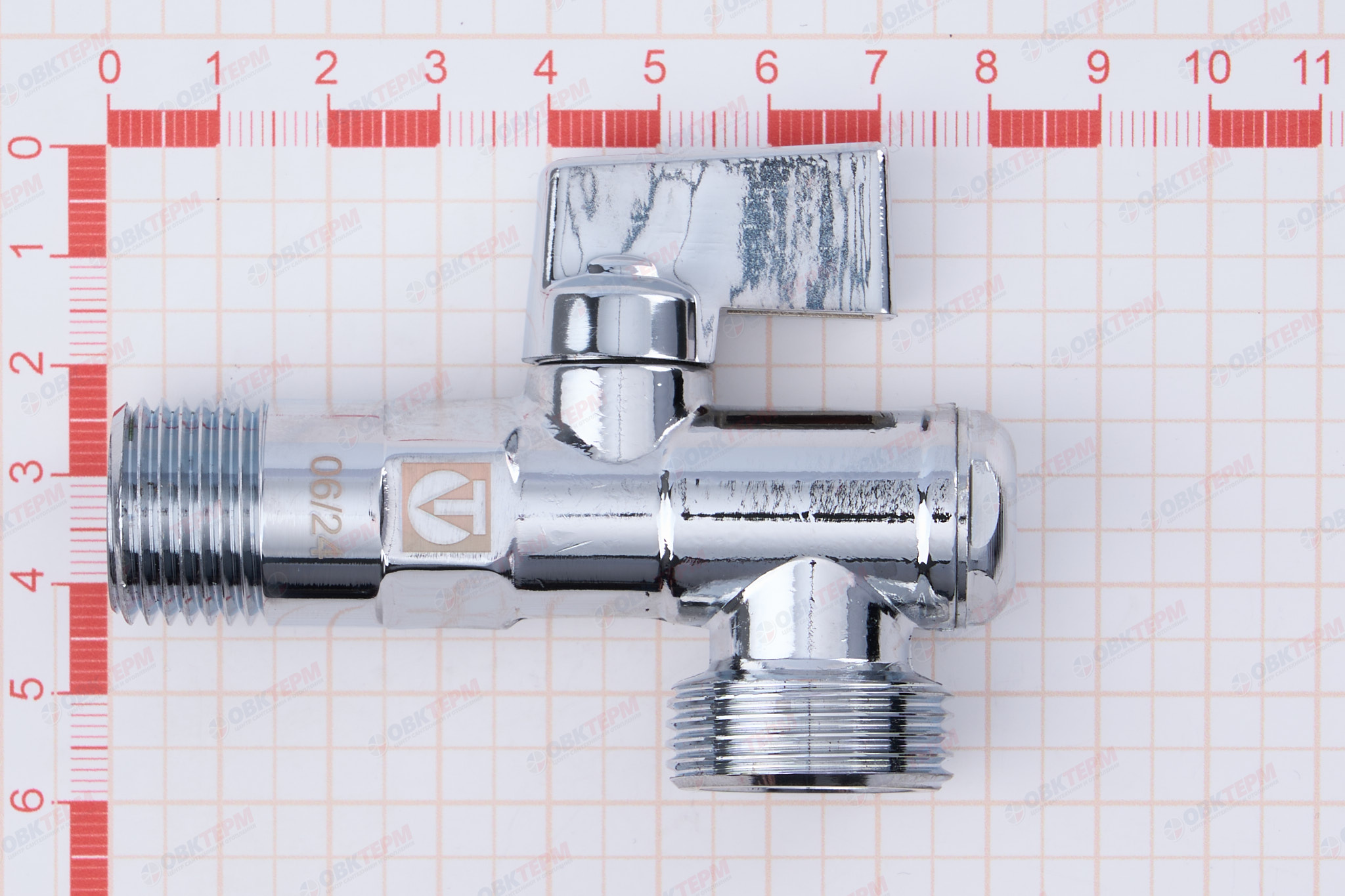 Кран для подкл. с/т приборов         VALTEC    1/2" - 3/4  (с фильтром)       (1/90) - миниатюра №11