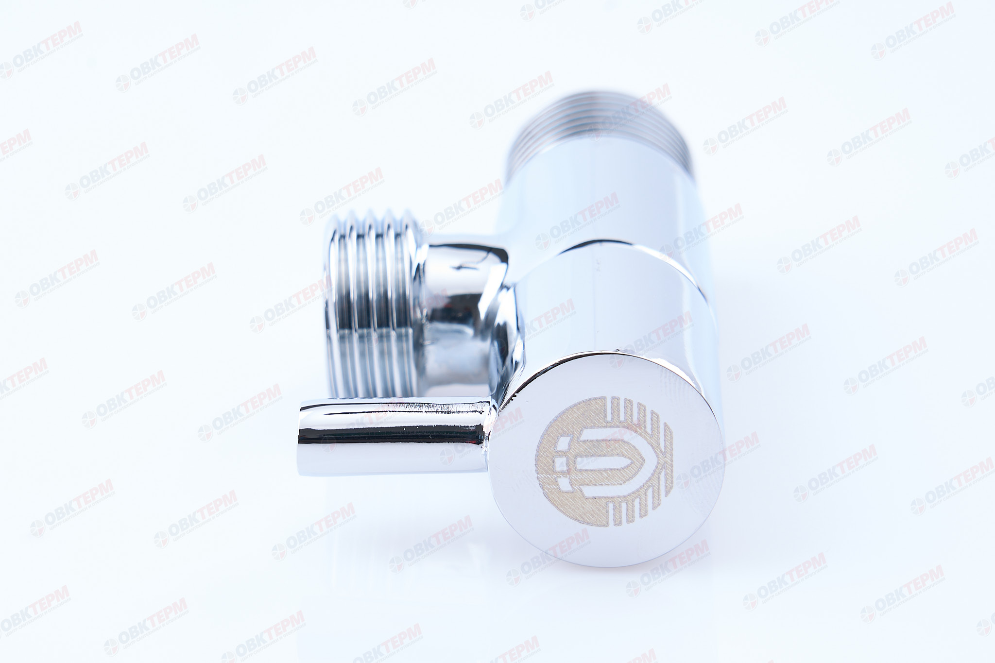 Кран для подкл. с/т приборов       TIM     1/2" - 1/2", хром.  круглый (блистер)   (1шт/50ящ) - Изображение №4