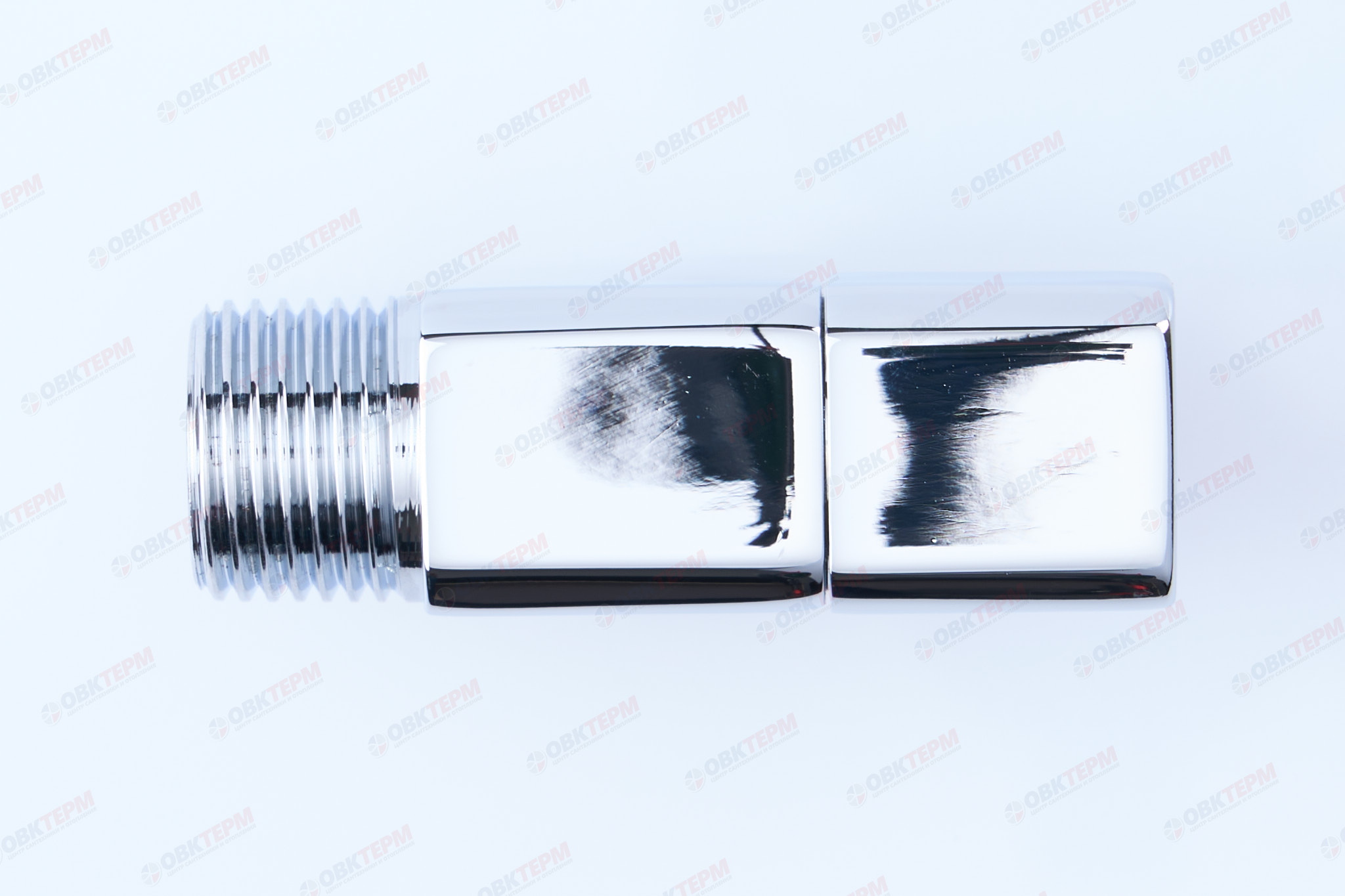 Кран для подкл. с/т приборов       TIM    1/2" - 1/2", хром.КВАДРАТ  (блистер)   (1шт/50ящ) - миниатюра №8