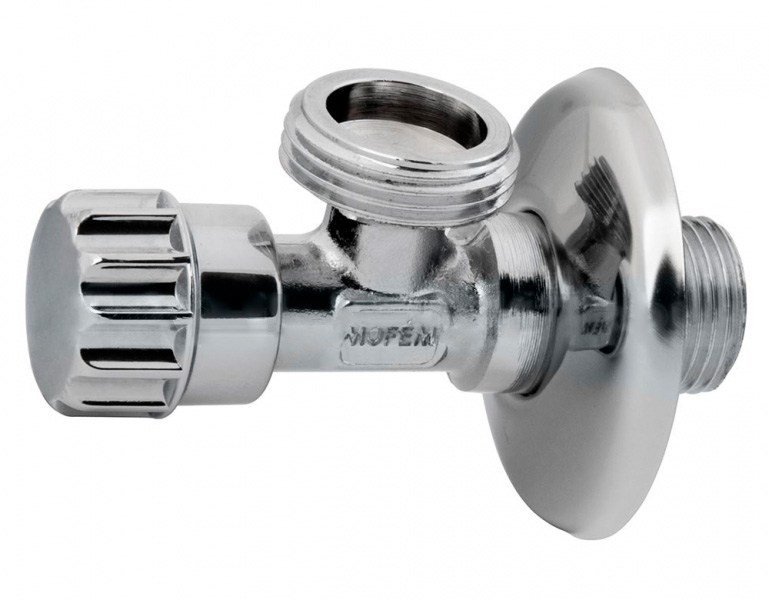 Кран для подкл. с/т приборов      GAPPO  1/2"  -  1/2"   вентильный - Изображение №1