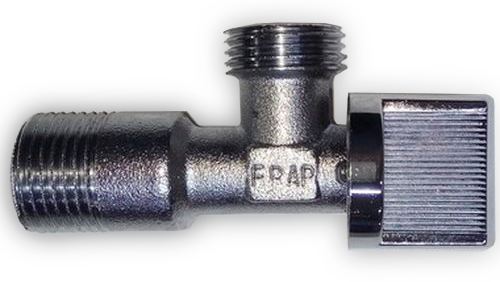 Кран для подкл. с/т приборов      FRAP    1/2" - 3/8"   вентильный  G219 - Изображение №1