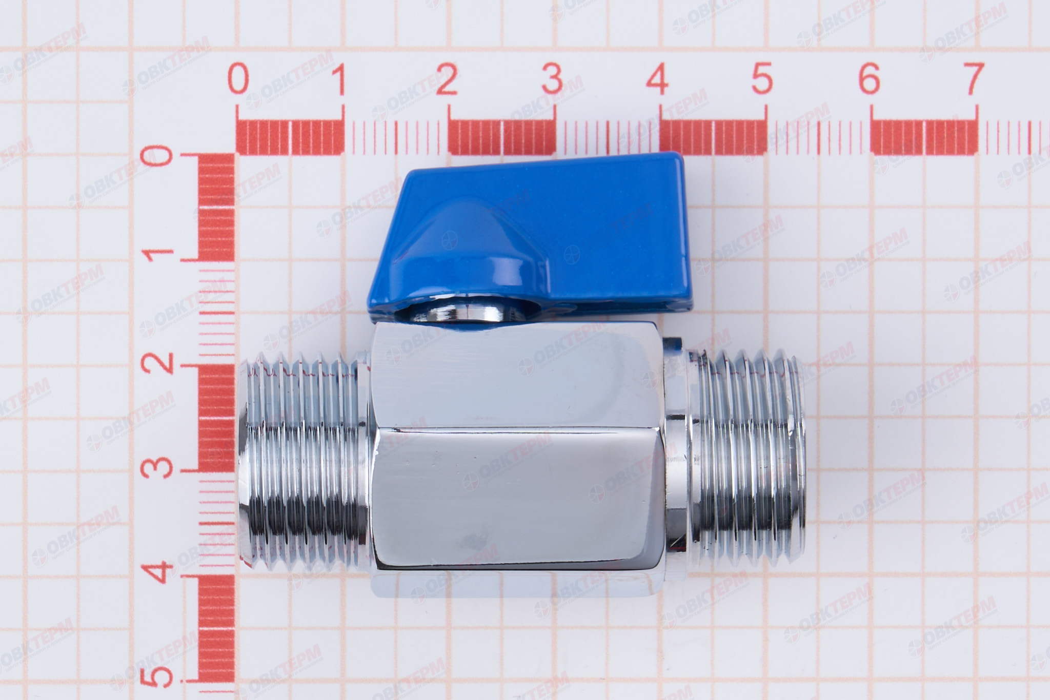 Кран шаровый       мини     1/2" нн         (200/10) - миниатюра №7
