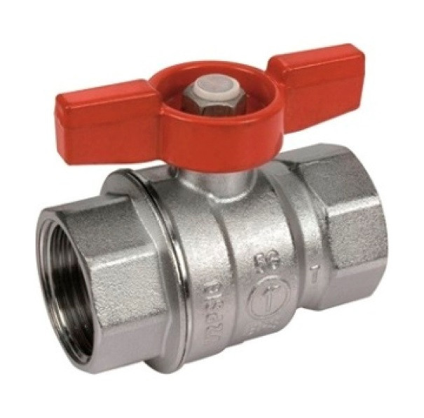 Кран шаровый  GIACOMINI      3/4" ВВ  бабочка          (50/5 шт) - изображение №1