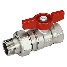 Кран шаровый с американкой  GIACOMINI    3/4"   бабочка          (25 шт) - Изображение №1
