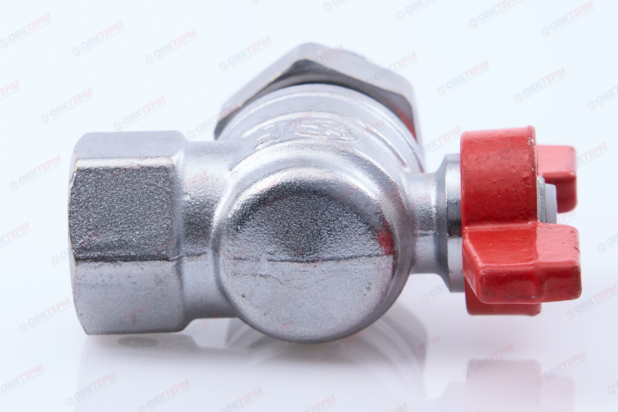 Кран шаровый с американкой УГЛОВОЙ  GIACOMINI     1/2"   бабочка          (5 шт) - миниатюра №6