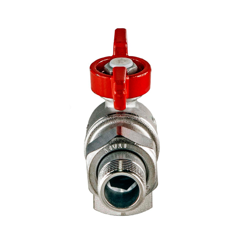 Кран шаровый с американкой УГЛОВОЙ  GIACOMINI    3/4"   бабочка          (5 шт) - миниатюра №5