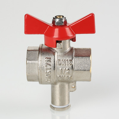 Кран шаровый         Valtec  для подключения датчика температуры 1/2" - Изображение №4