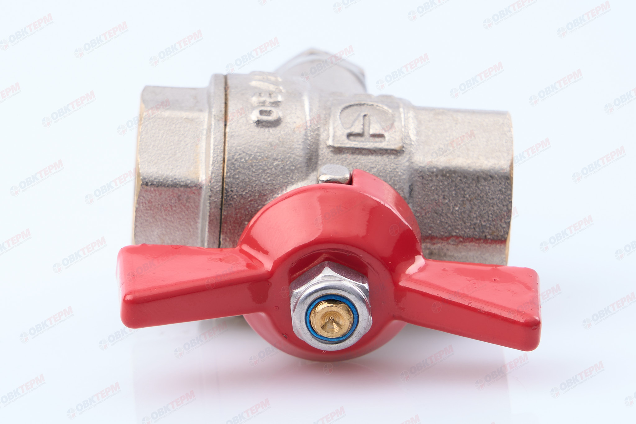 Кран шаровый         Valtec  для подключения датчика температуры 1/2" - миниатюра №11