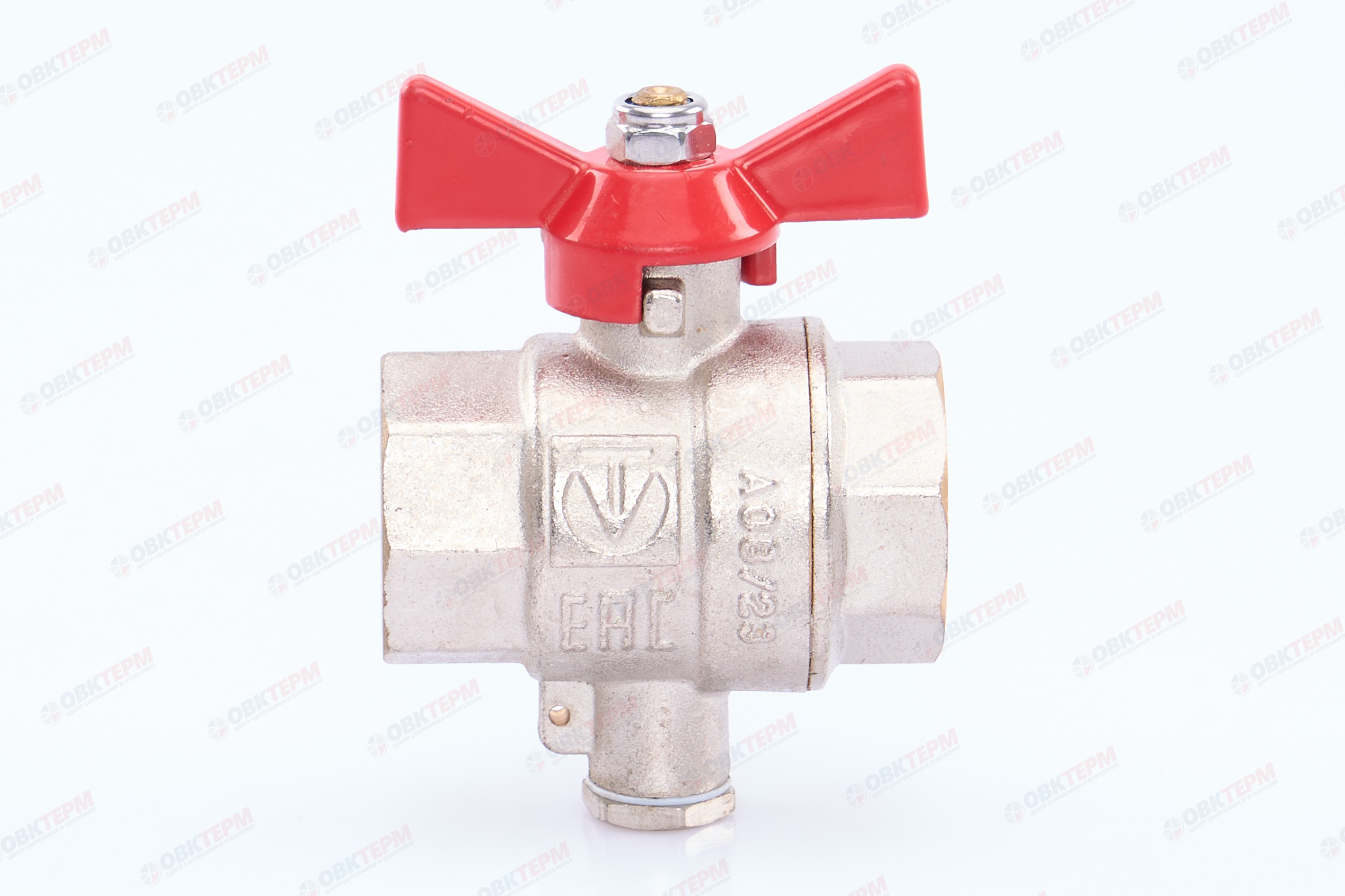 Кран шаровый         Valtec  для подключения датчика температуры 3/4" - Изображение №3