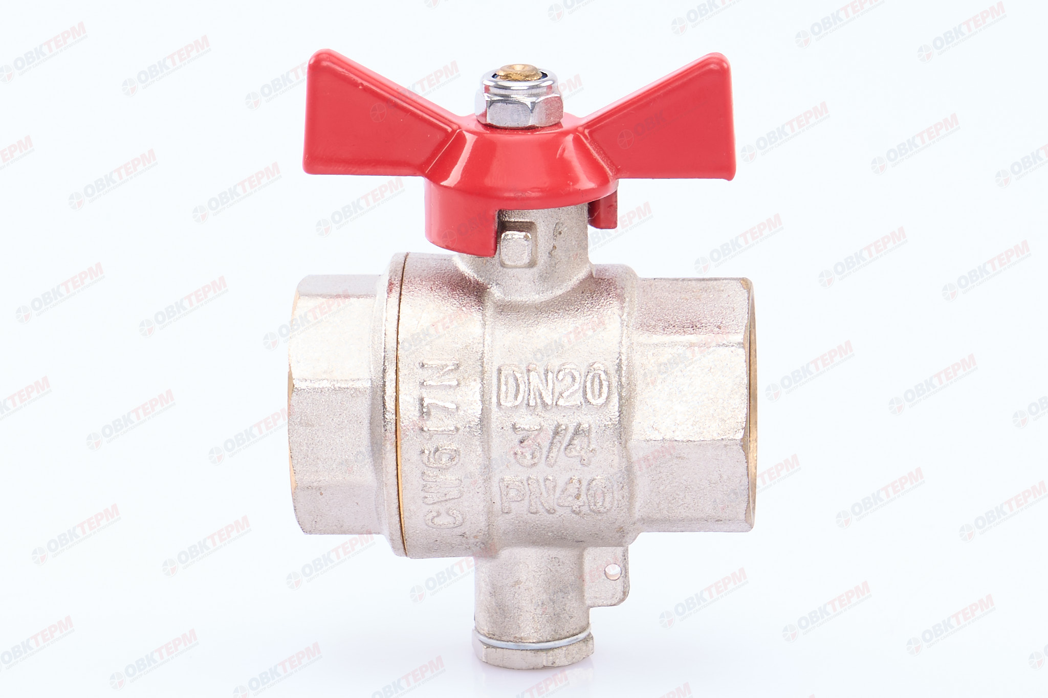 Кран шаровый         Valtec  для подключения датчика температуры 3/4" - Изображение №5