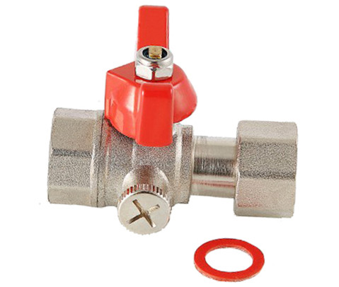 Кран шаровый         Valtec  для подключения манометра 1/2"ВВ      (160ящ/10) - Изображение №2